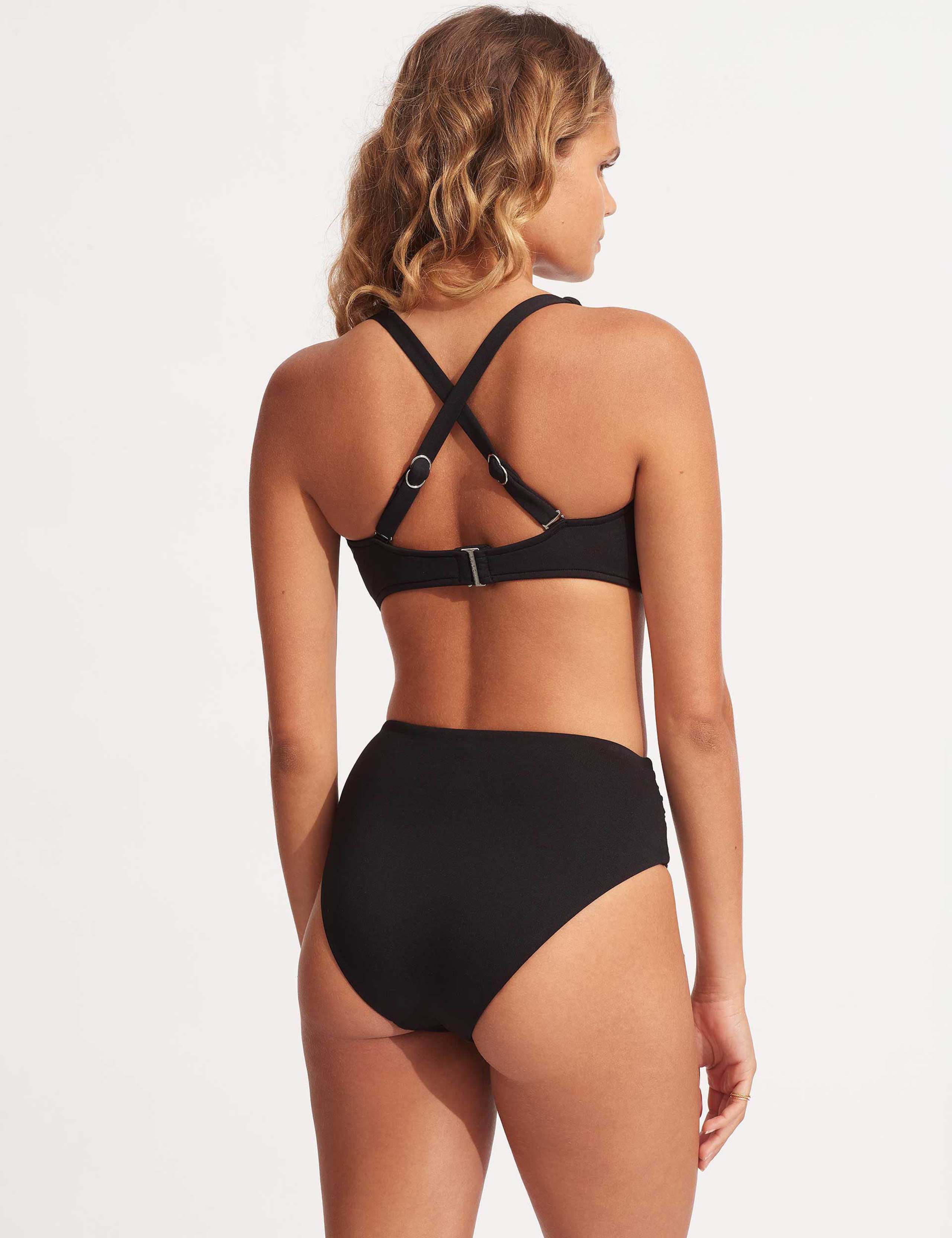 Collective High Waisted High Leg Bikini Bottoms 6 of 7
