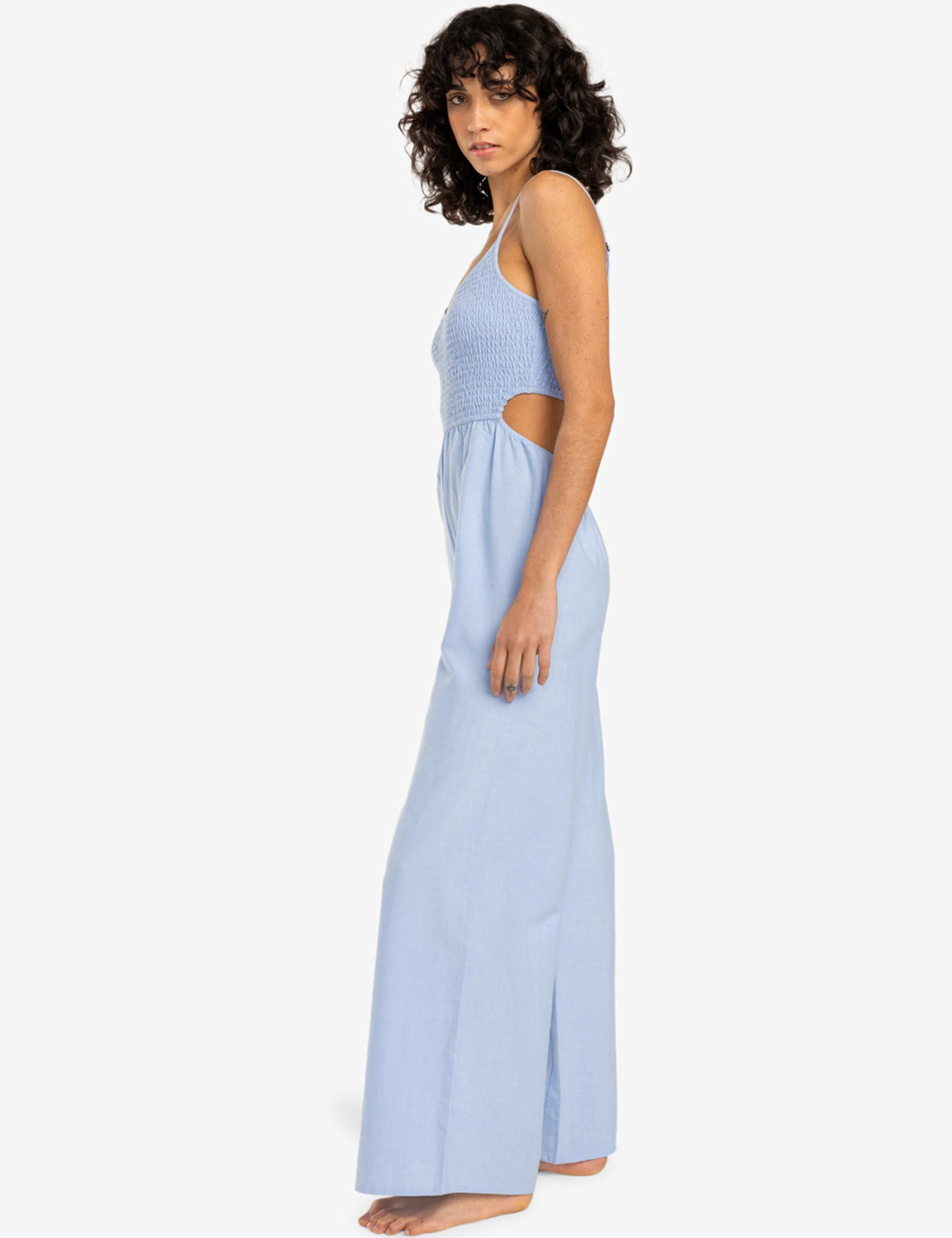 To The Moon Pure Cotton Beach Jumpsuit 3 of 5