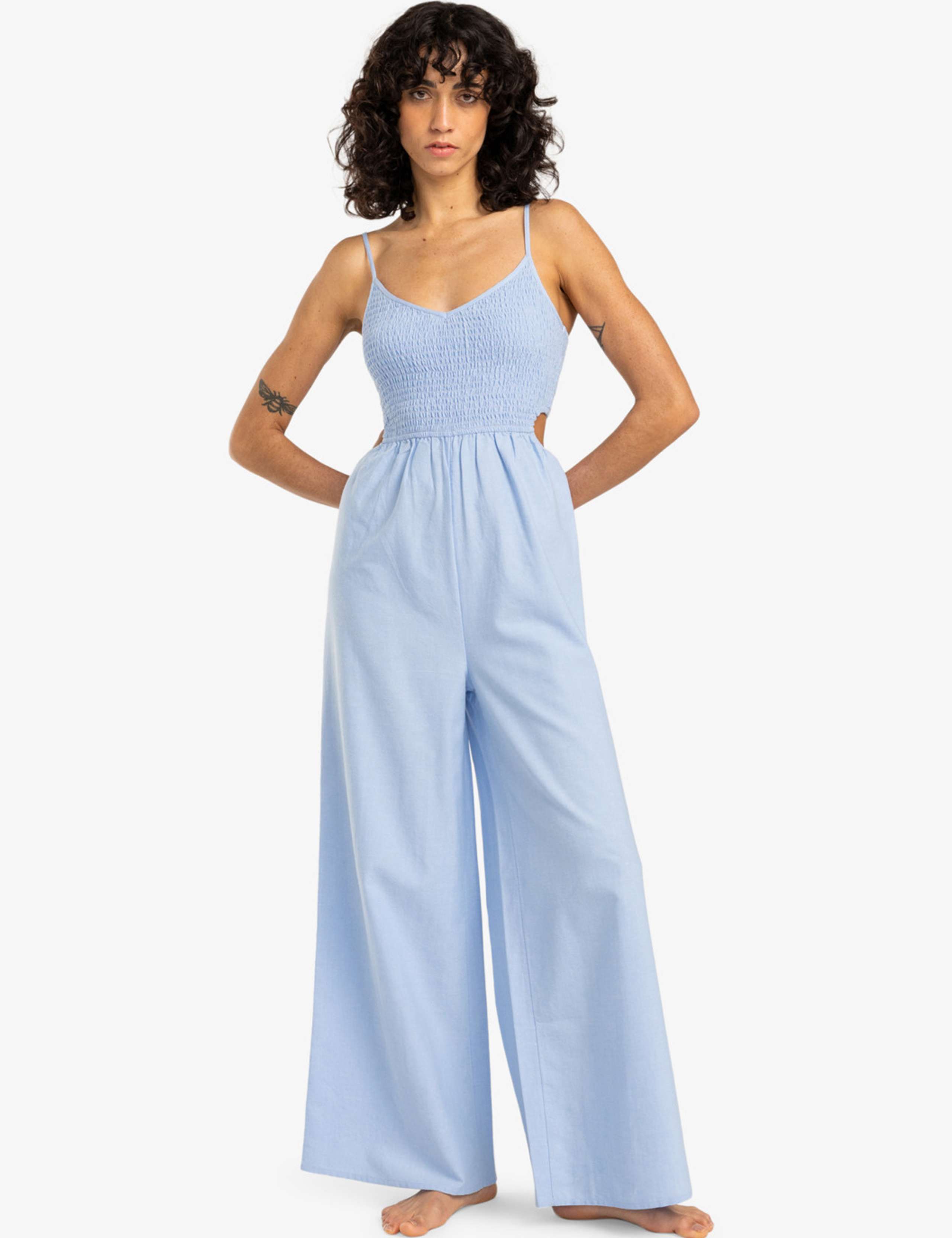 To The Moon Pure Cotton Beach Jumpsuit 5 of 5
