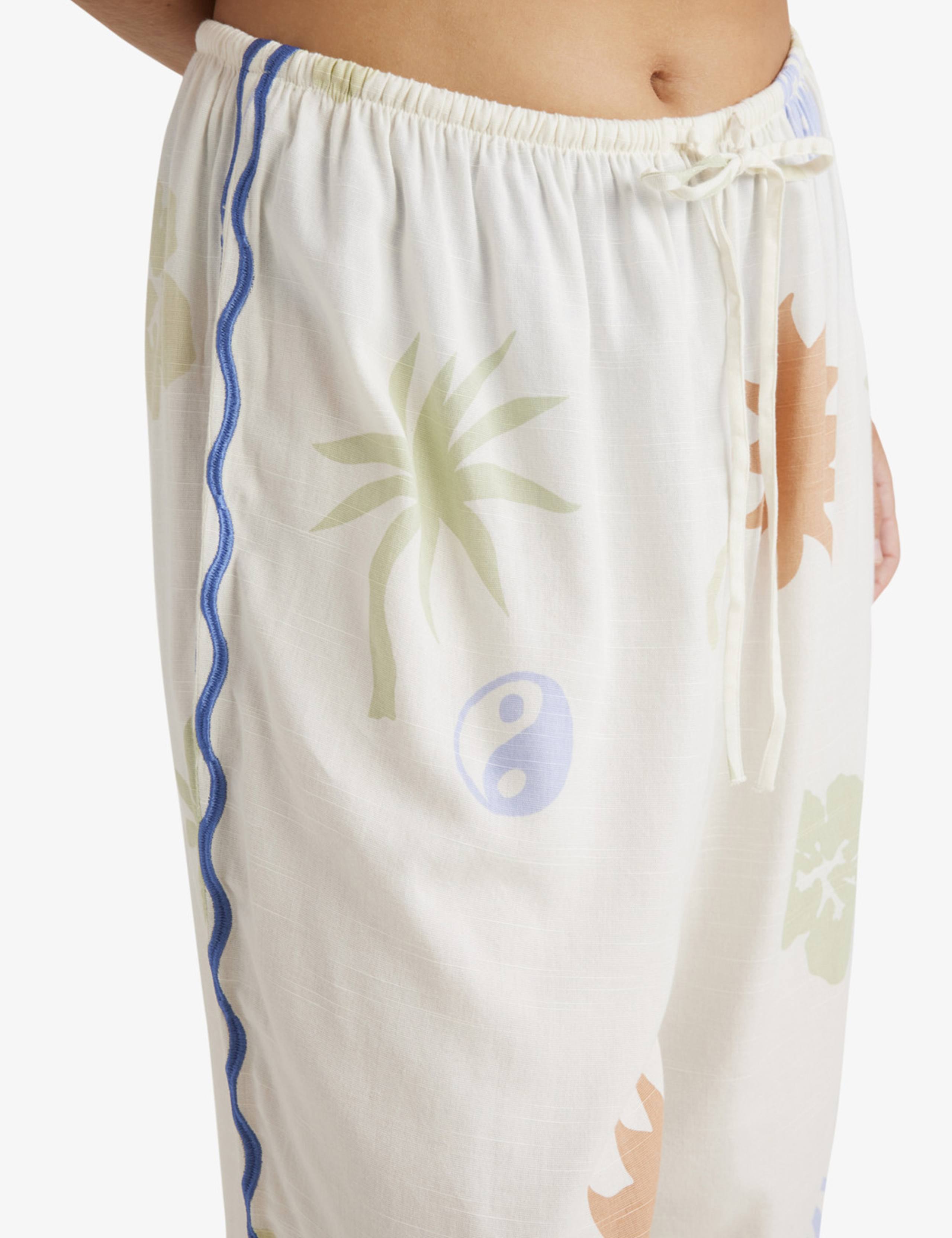 Sun Symbol Cotton Rich Printed Beach Trousers 3 of 5