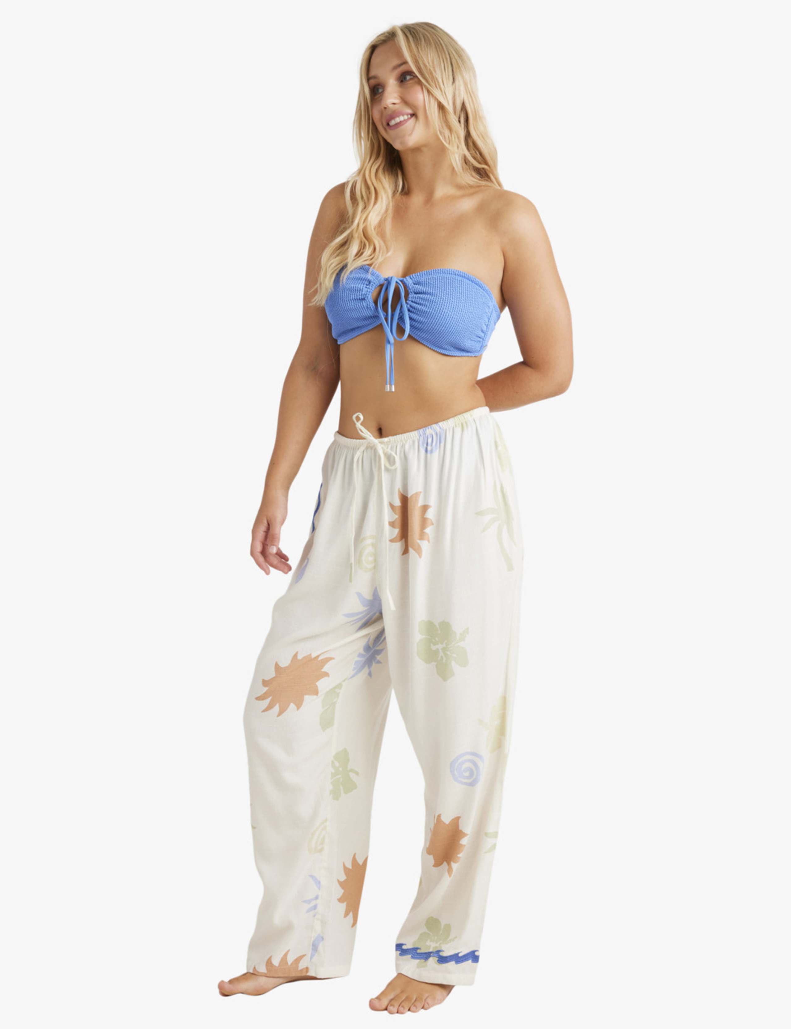 Sun Symbol Cotton Rich Printed Beach Trousers 5 of 5