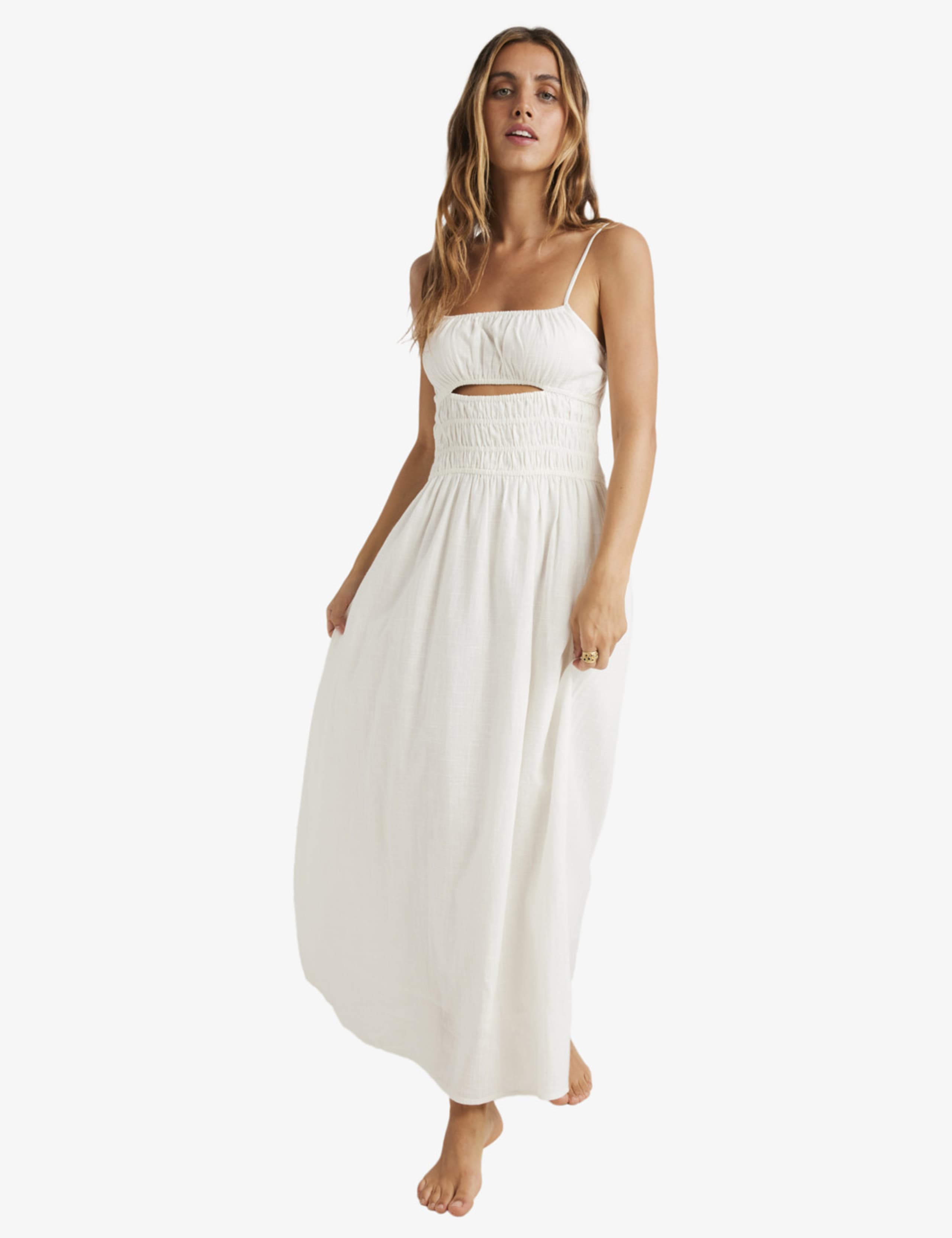 Cloud Pure Cotton Square Neck Maxi Dress 1 of 5