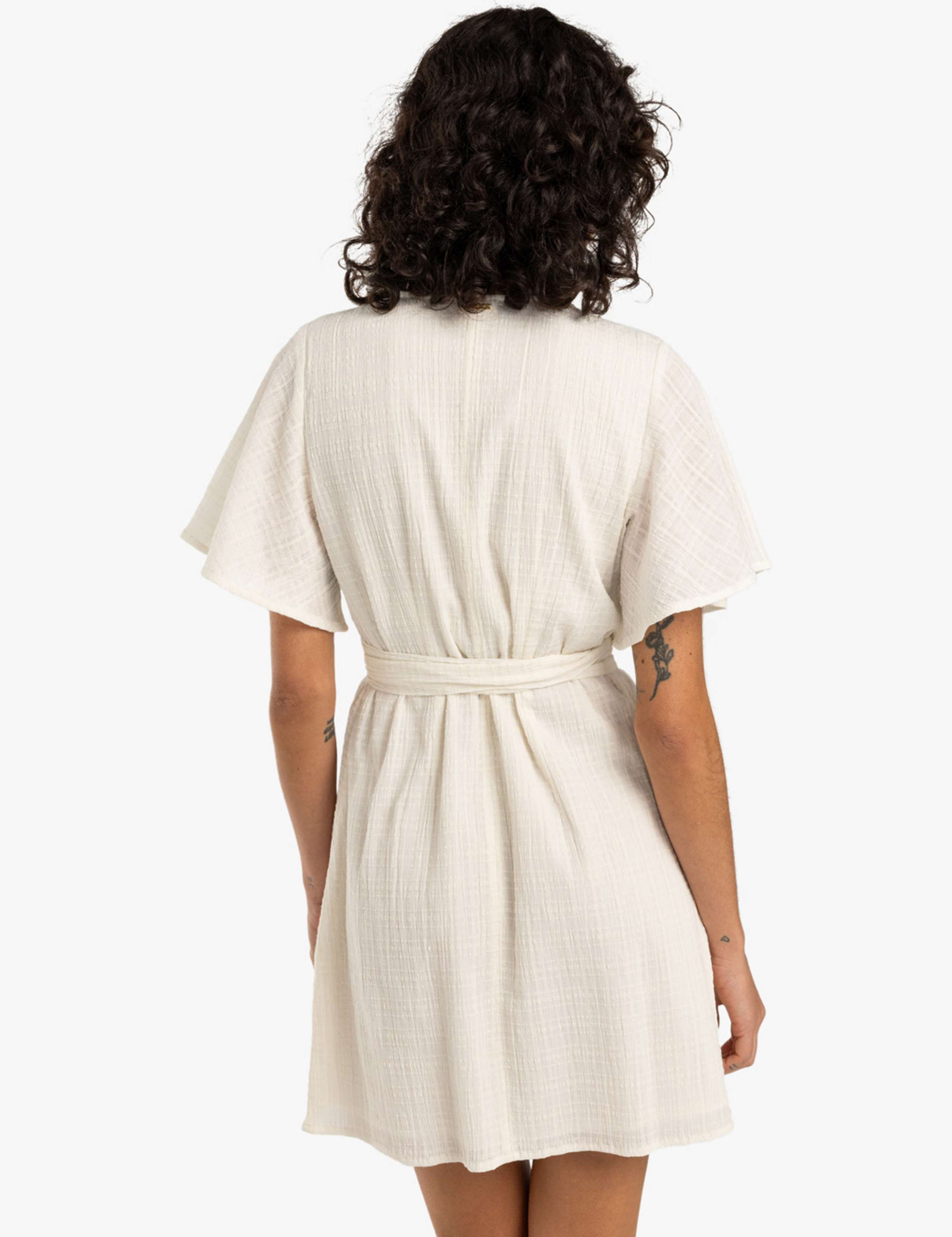 All For You Pure Cotton Mini Wrap Dress 3 of 5