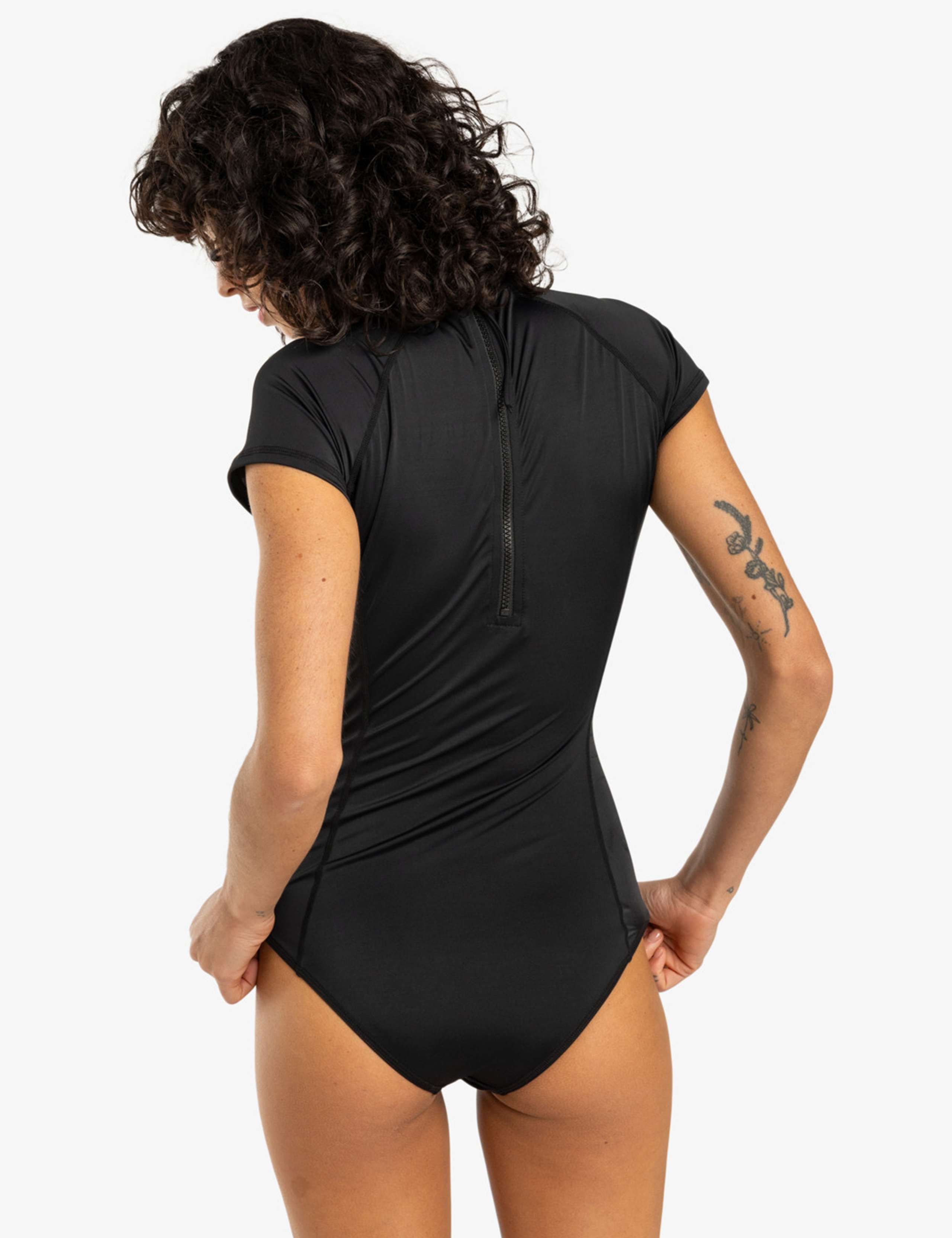 Tropic High Neck Short Sleeve Swimsuit 2 of 3