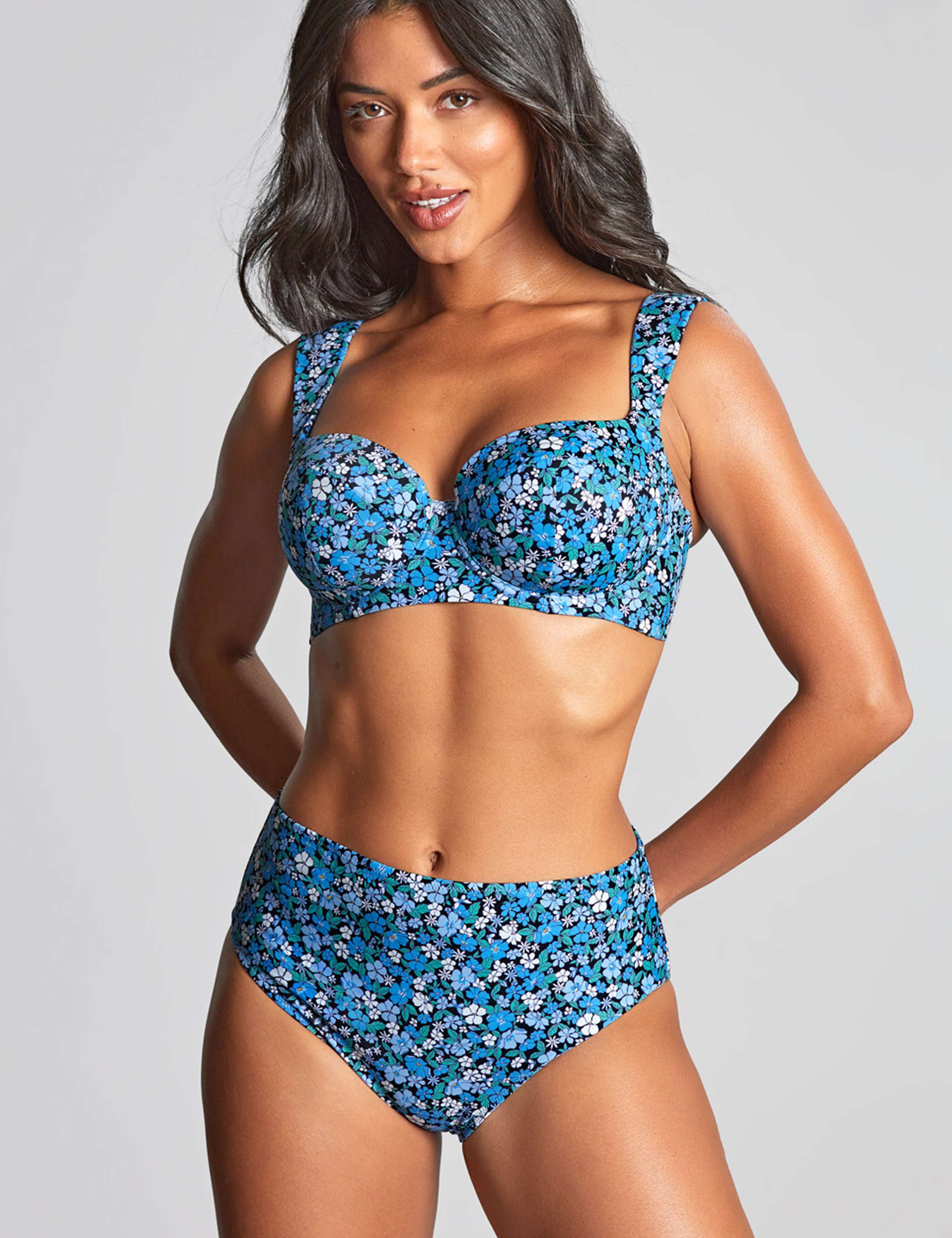 Bette Ditsy Floral Balcony Bikini Top 2 of 3