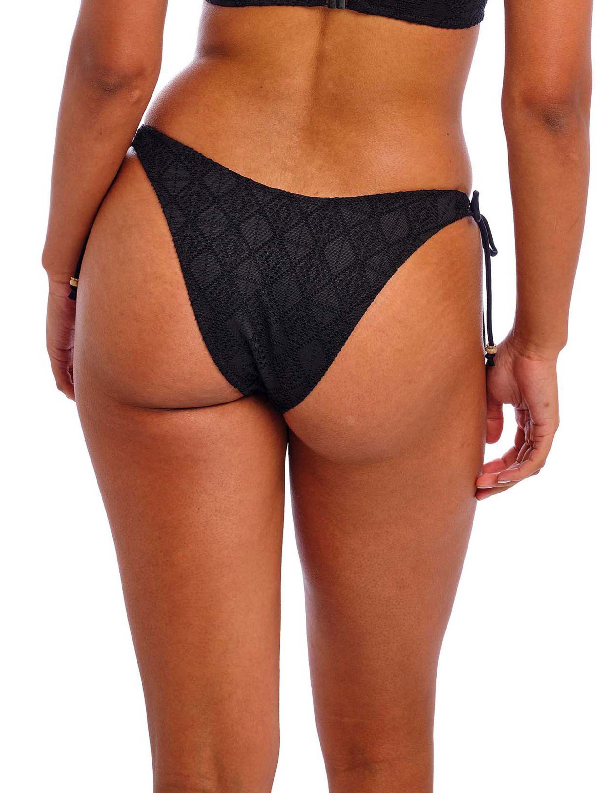 Nomad Nights Textured High Leg Bikini Bottoms 4 of 6