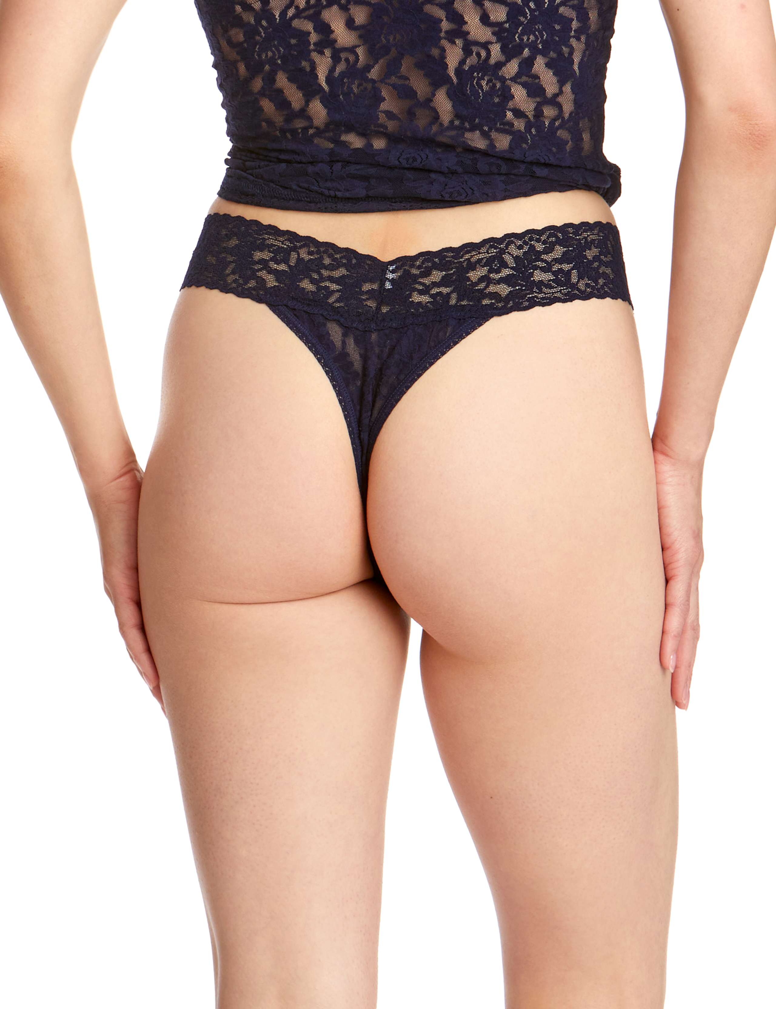 Original Rise Signature Lace Thong 3 of 3