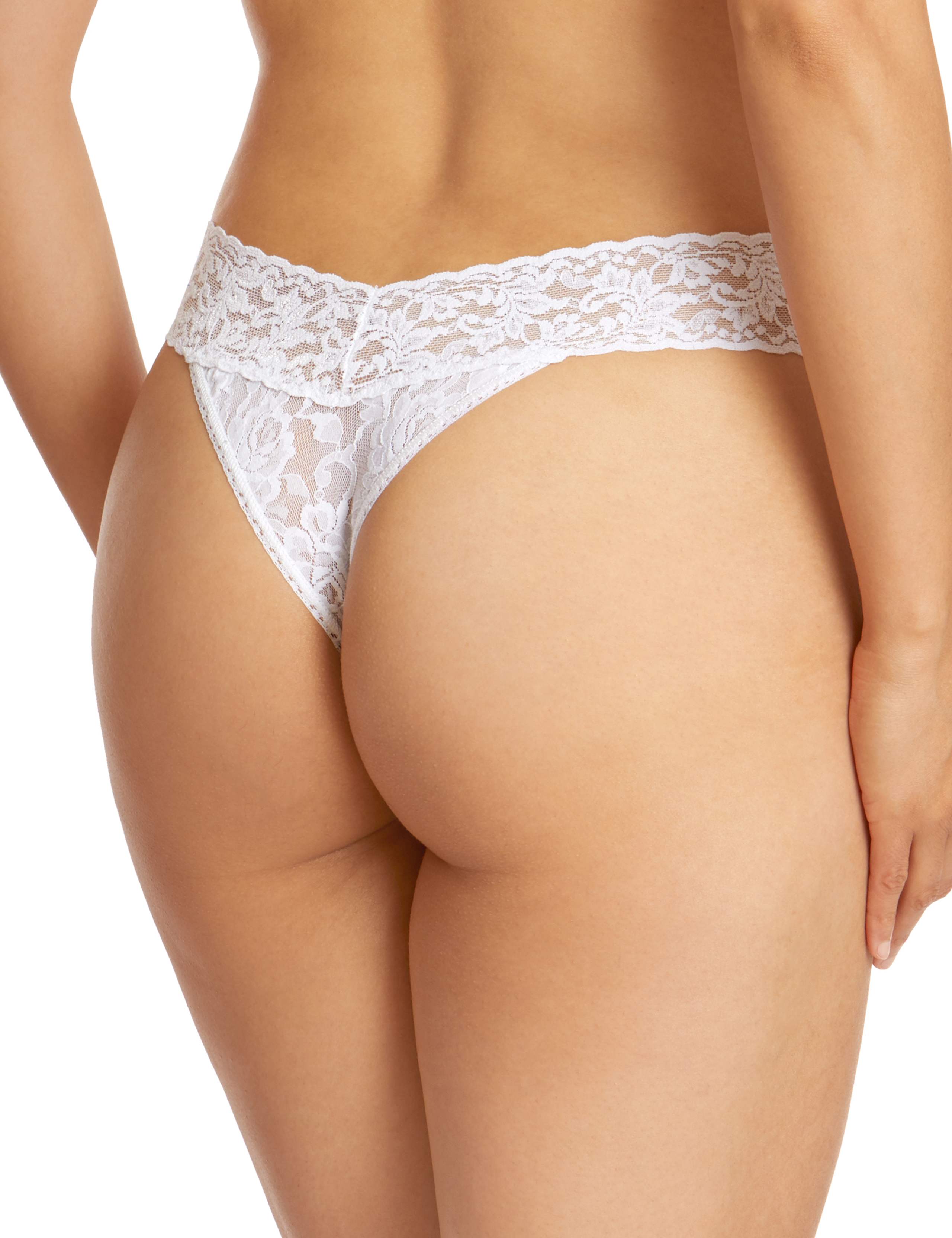 Original Rise Signature Lace Thong 2 of 2