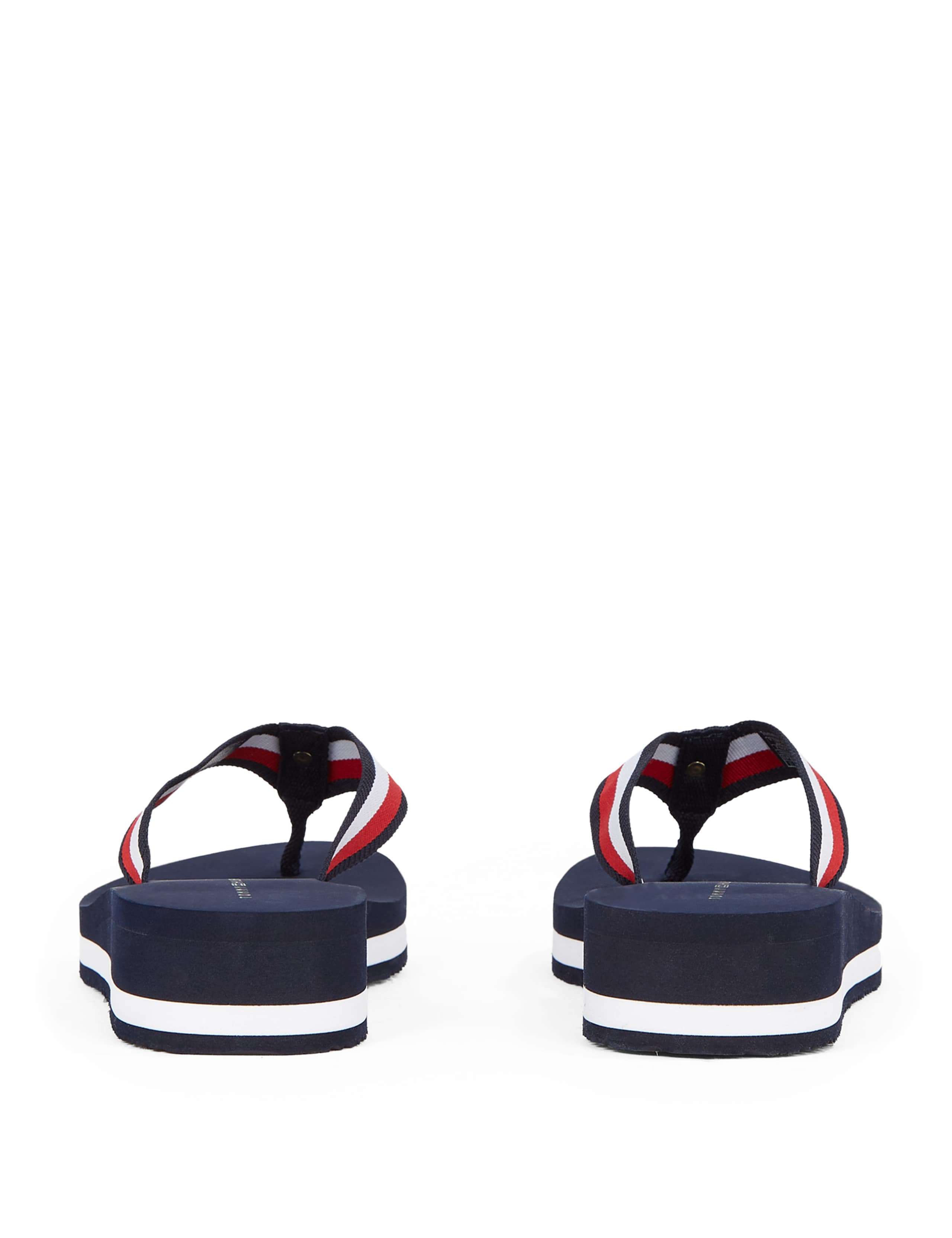 Corporate Striped Wedge Toe Thong Sandals 6 of 6