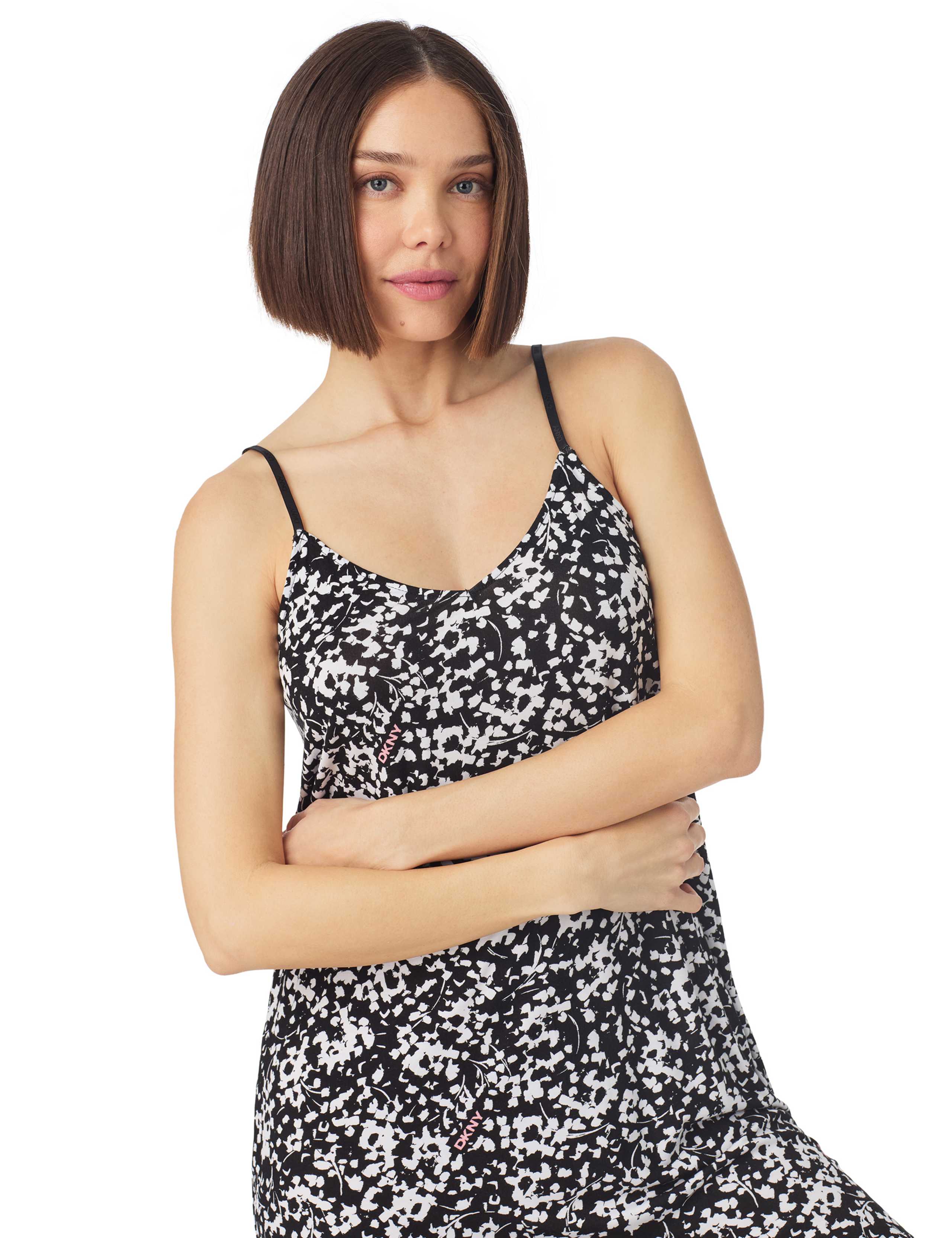 Jersey Monochrome Print Chemise 3 of 4