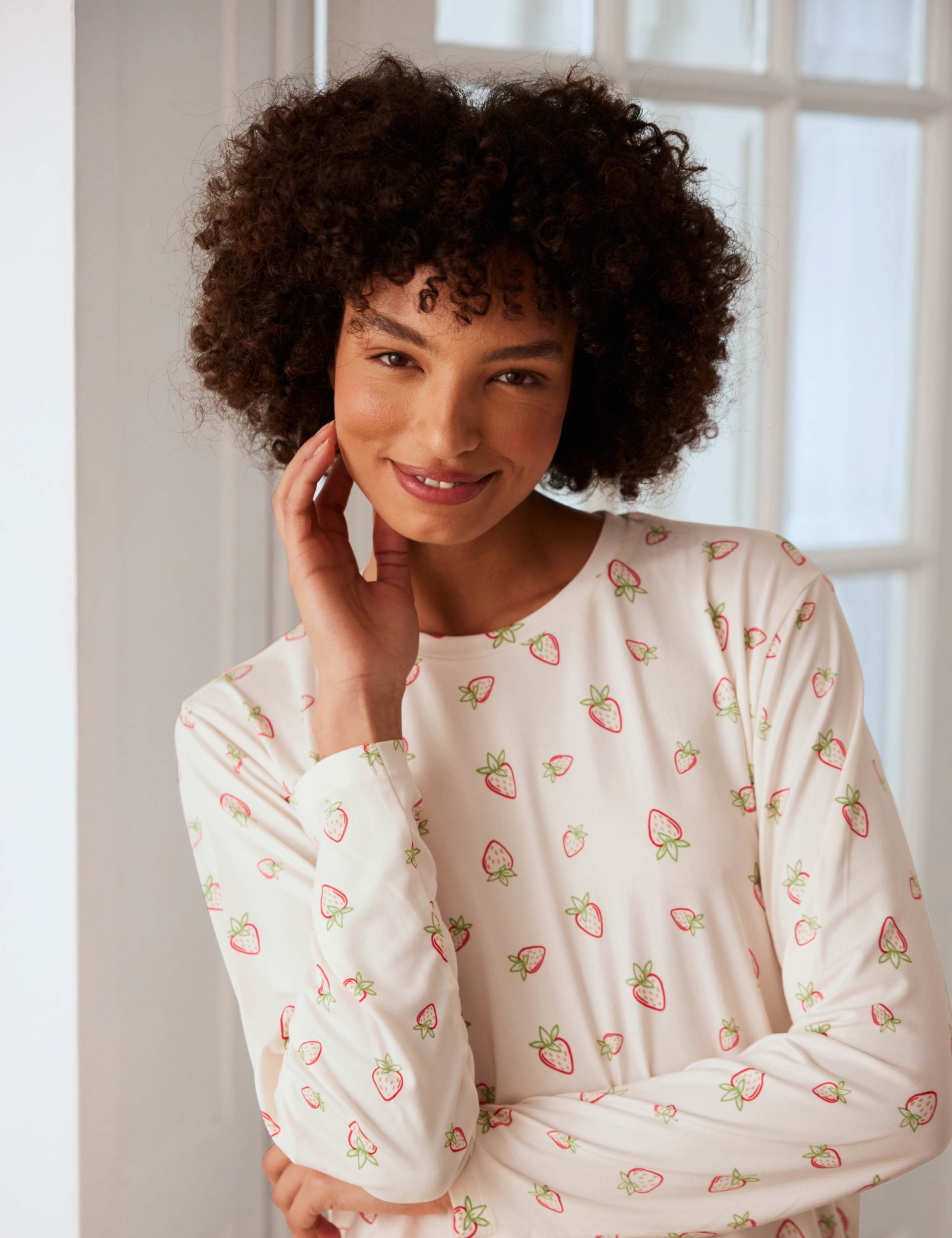 Strawberry Print Pyjama Set 3 of 4