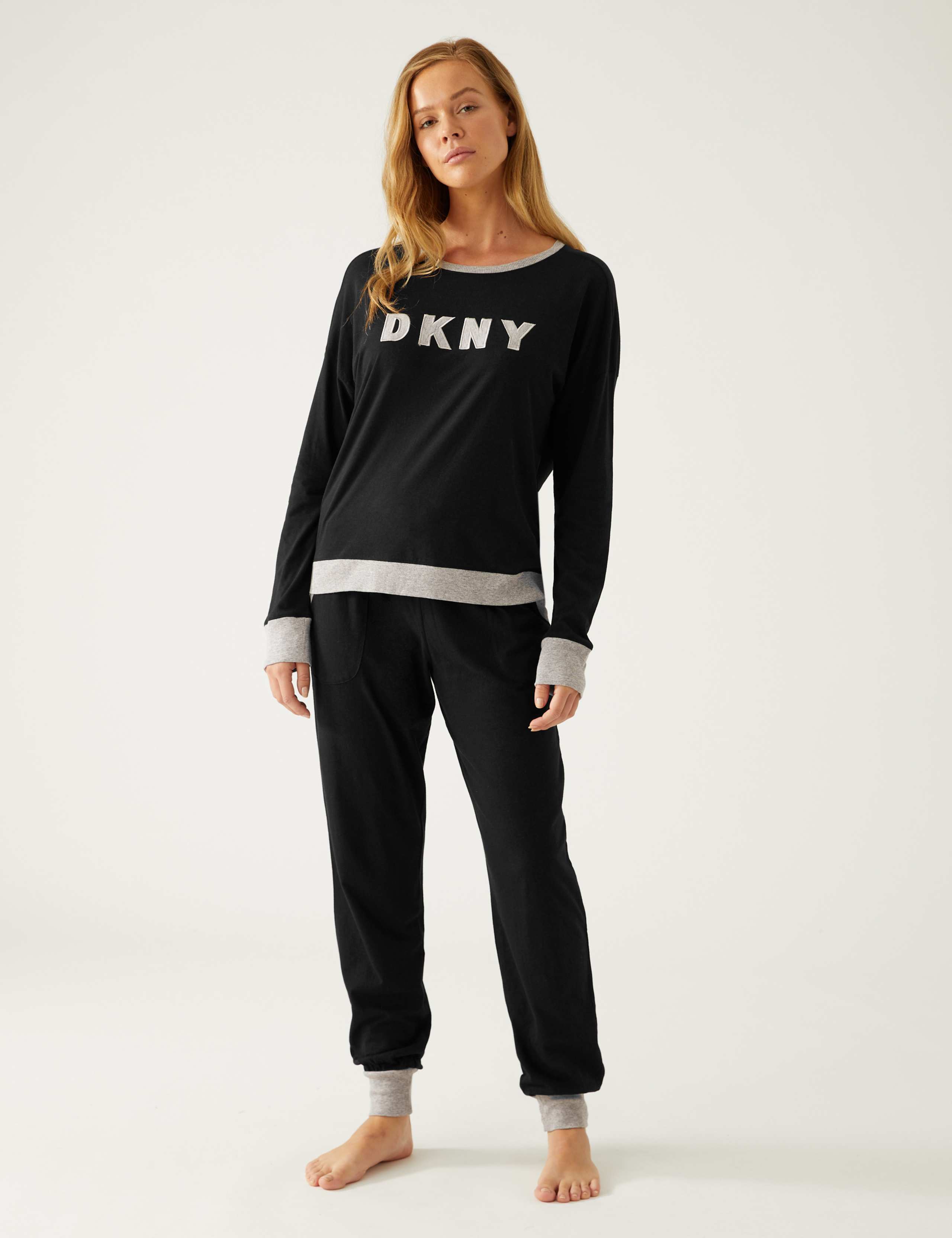 Cotton Rich Embroidered Pyjama Set 1 of 5