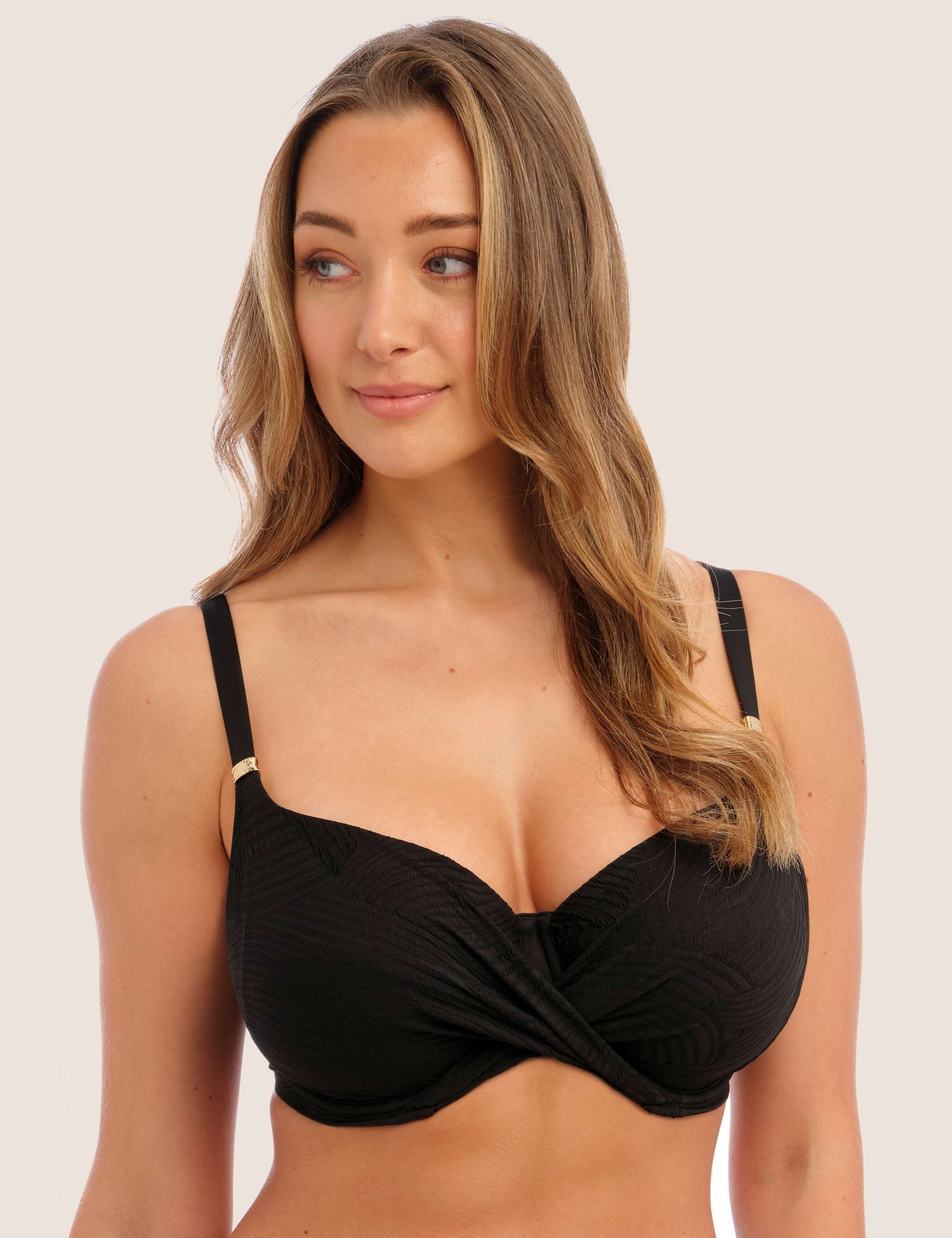 Ottawa Wired Wrap Scoop Neck Bikini Top (D-H) 4 of 4