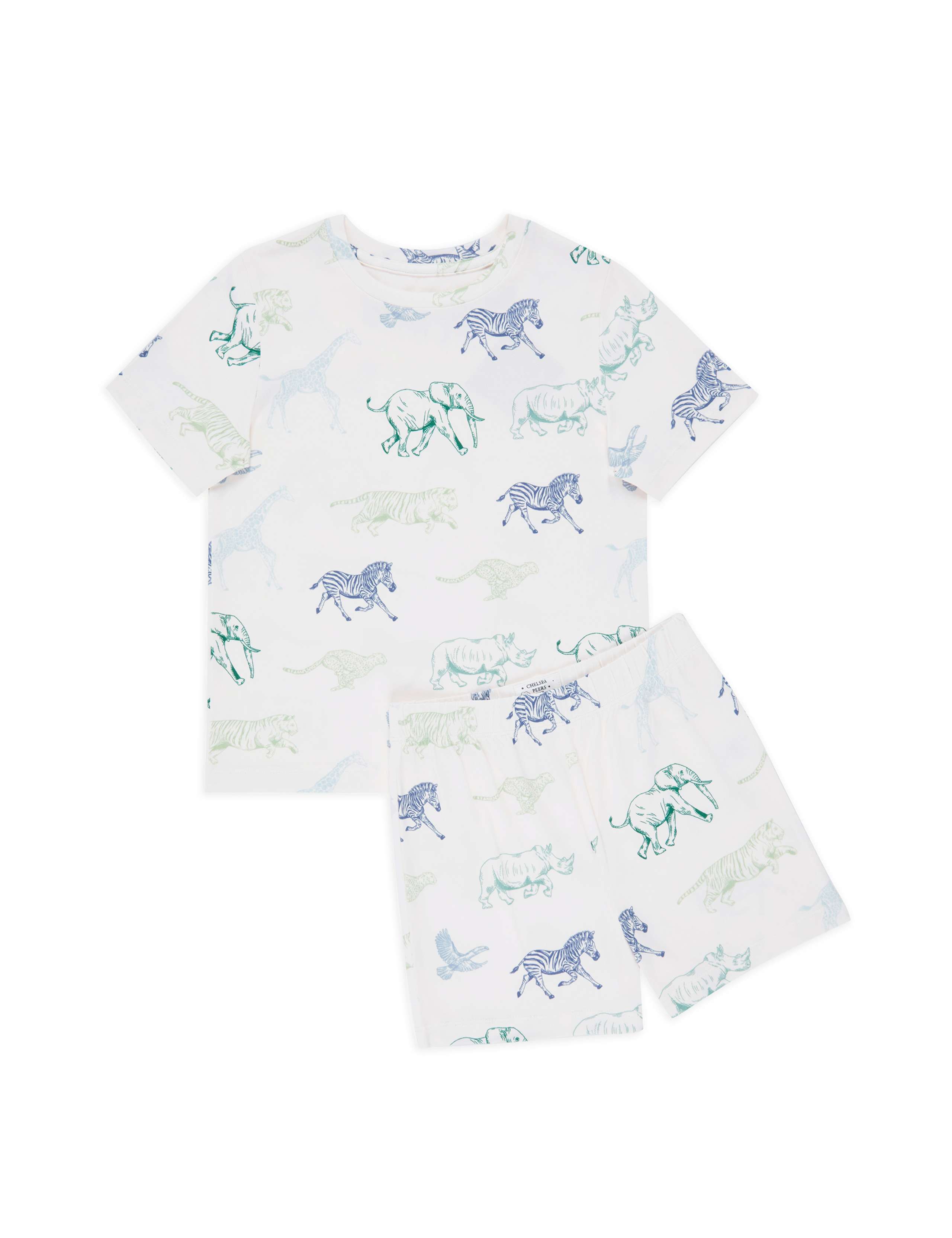 Safari Animal Print Pyjamas (1-12 Yrs) 2 of 3