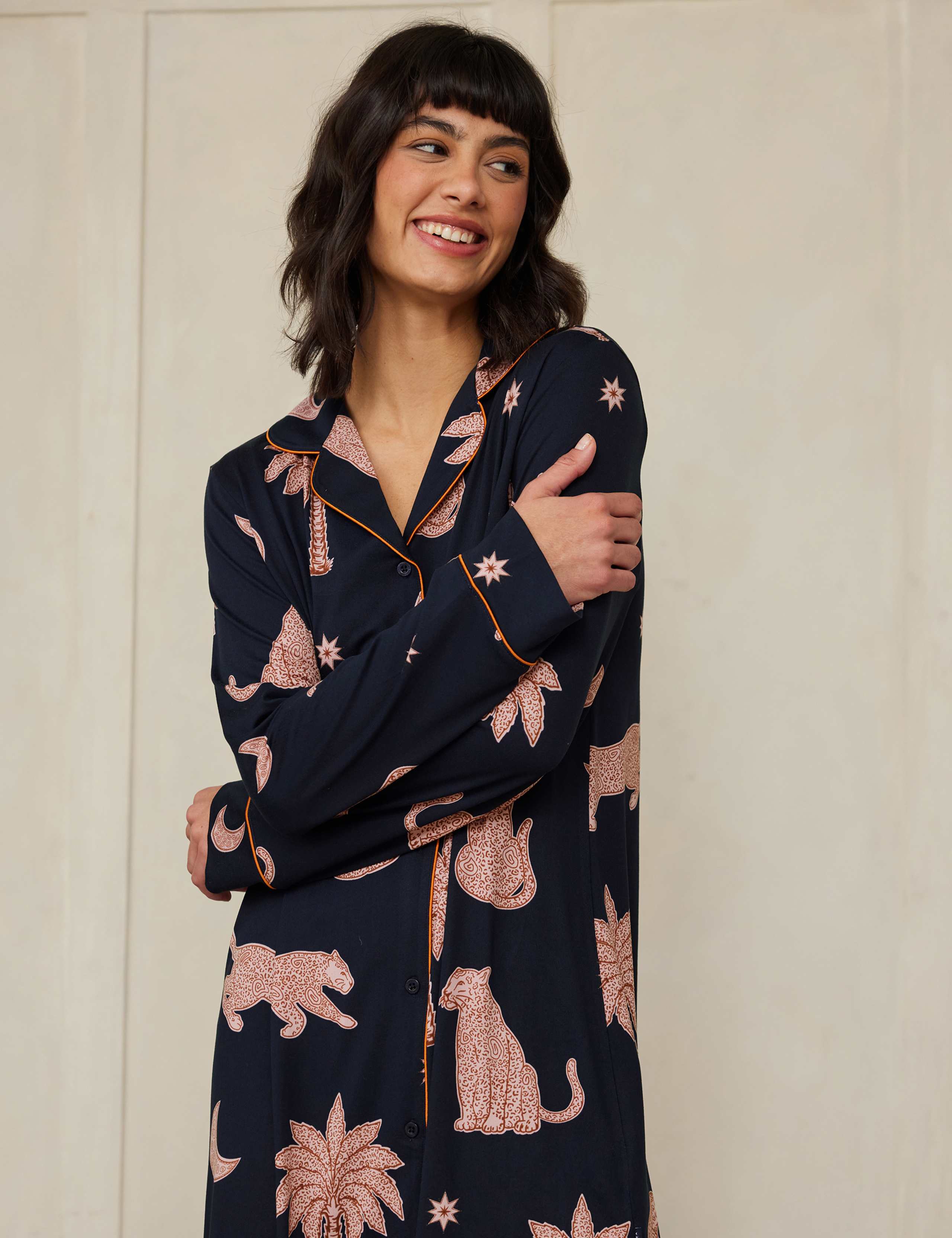 Leopard & Palm Print Nightshirt 4 of 4