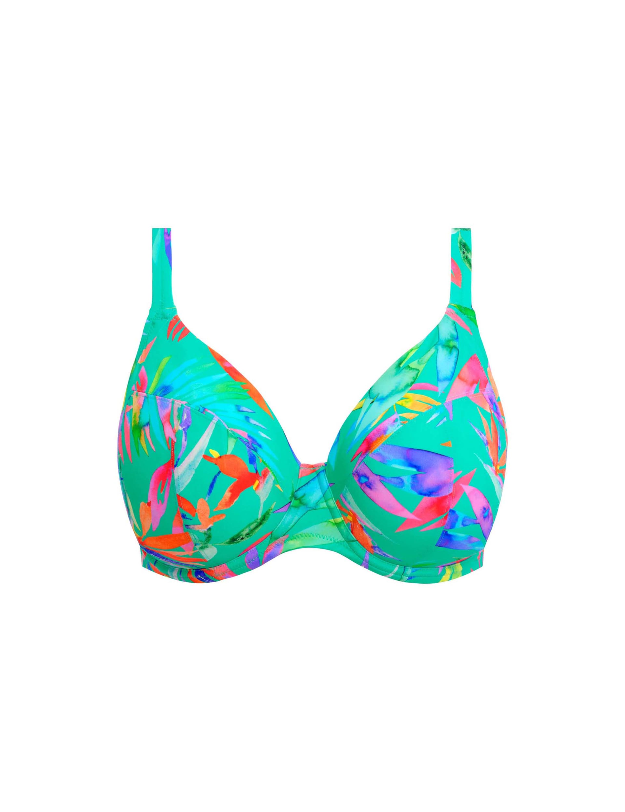 Toyama Tides Printed Plunge Bikini Top (E-JJ) 2 of 4