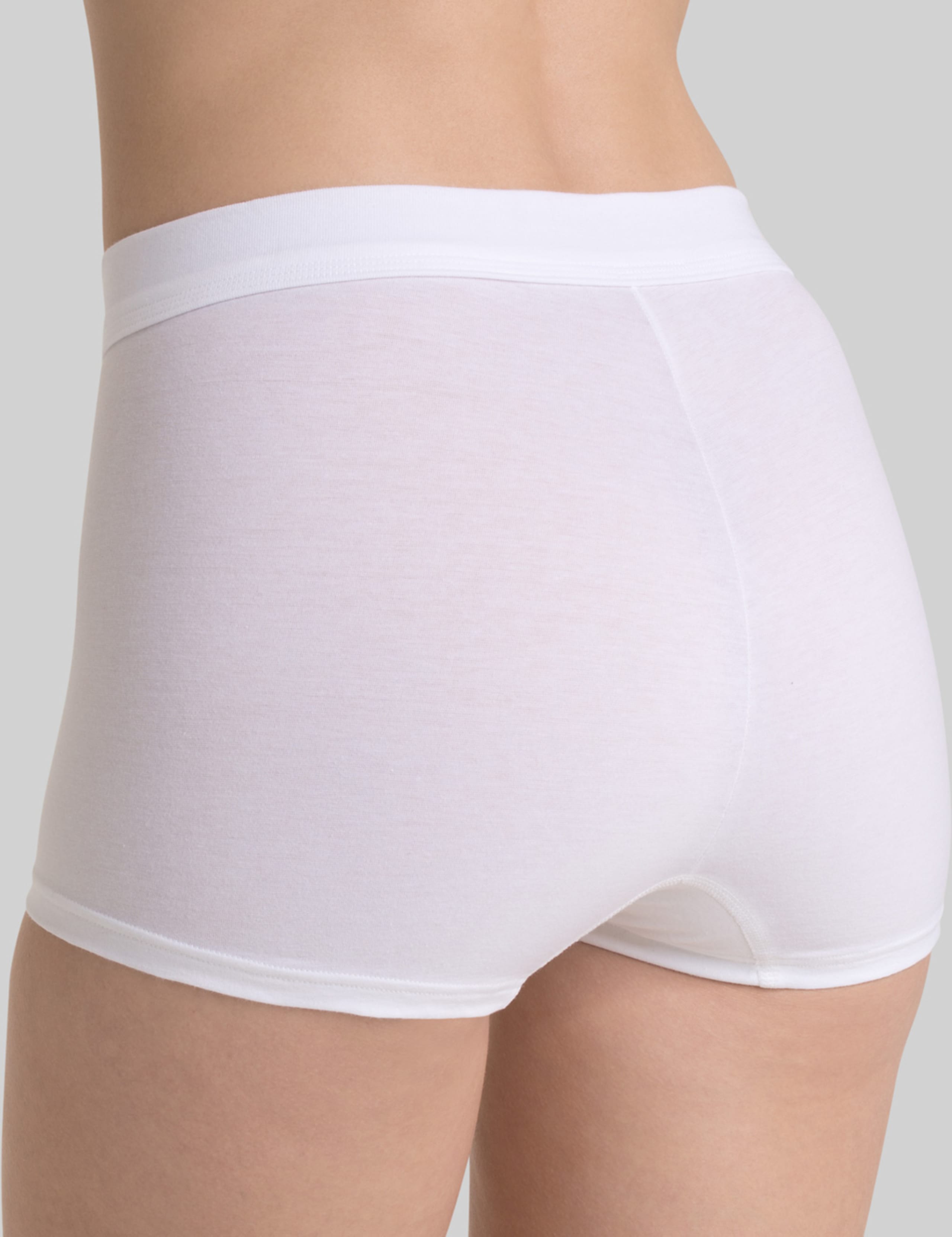 Cotton Rich High Waisted Knicker Shorts 4 of 6