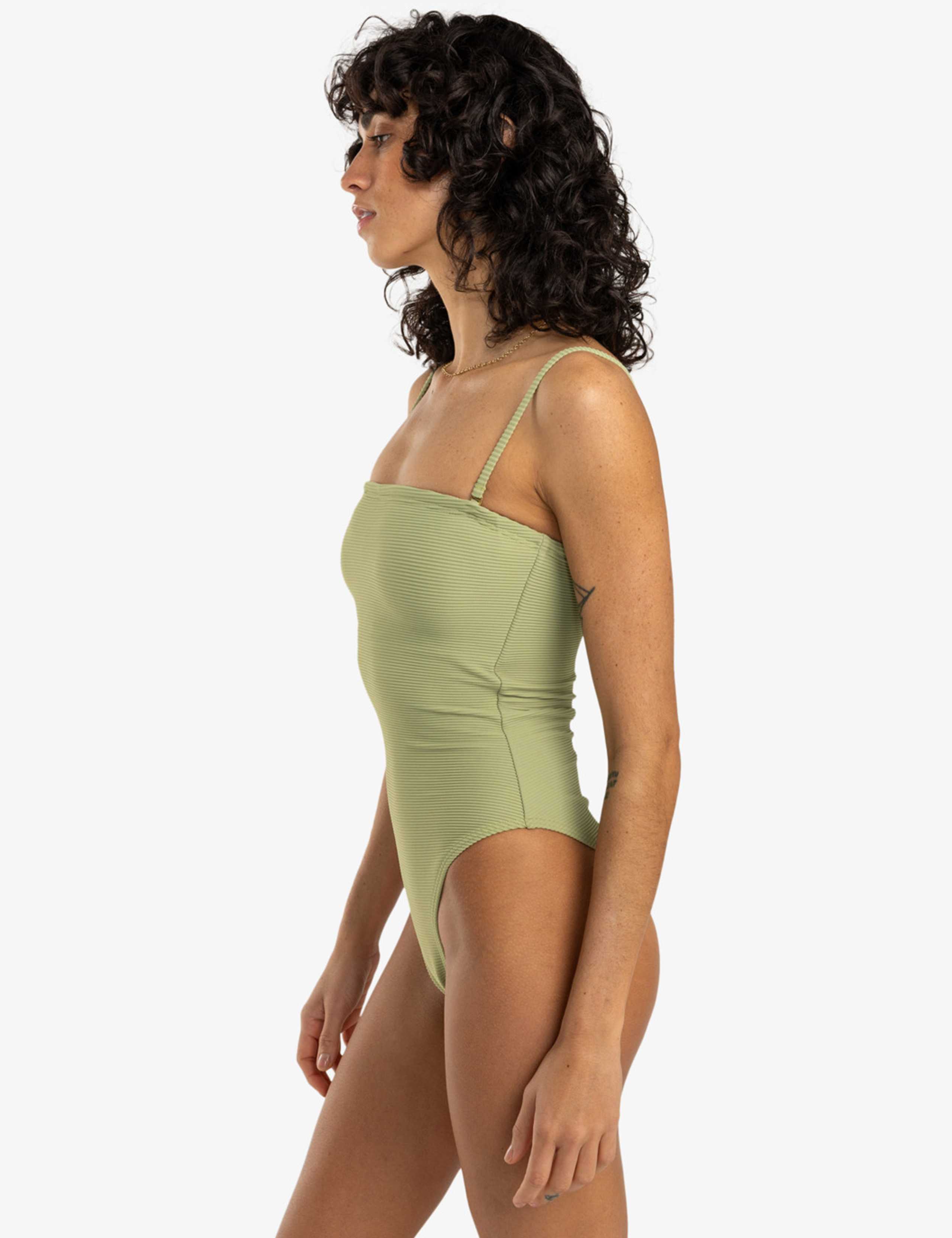 Tanlines Tully Ribbed Bandeau Swimsuit 4 of 5