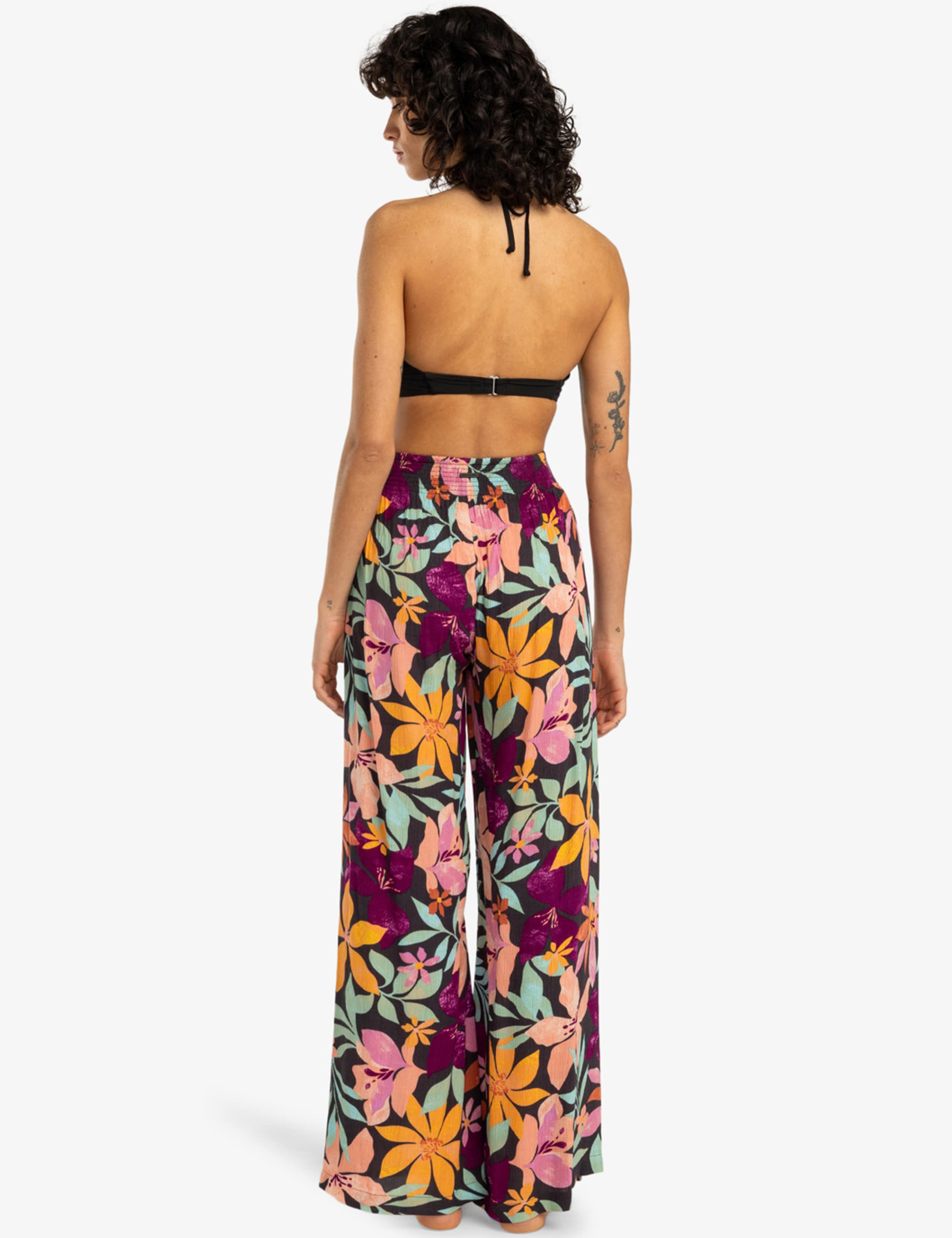 Split Spirit Floral Split Front Beach Trousers 2 of 4