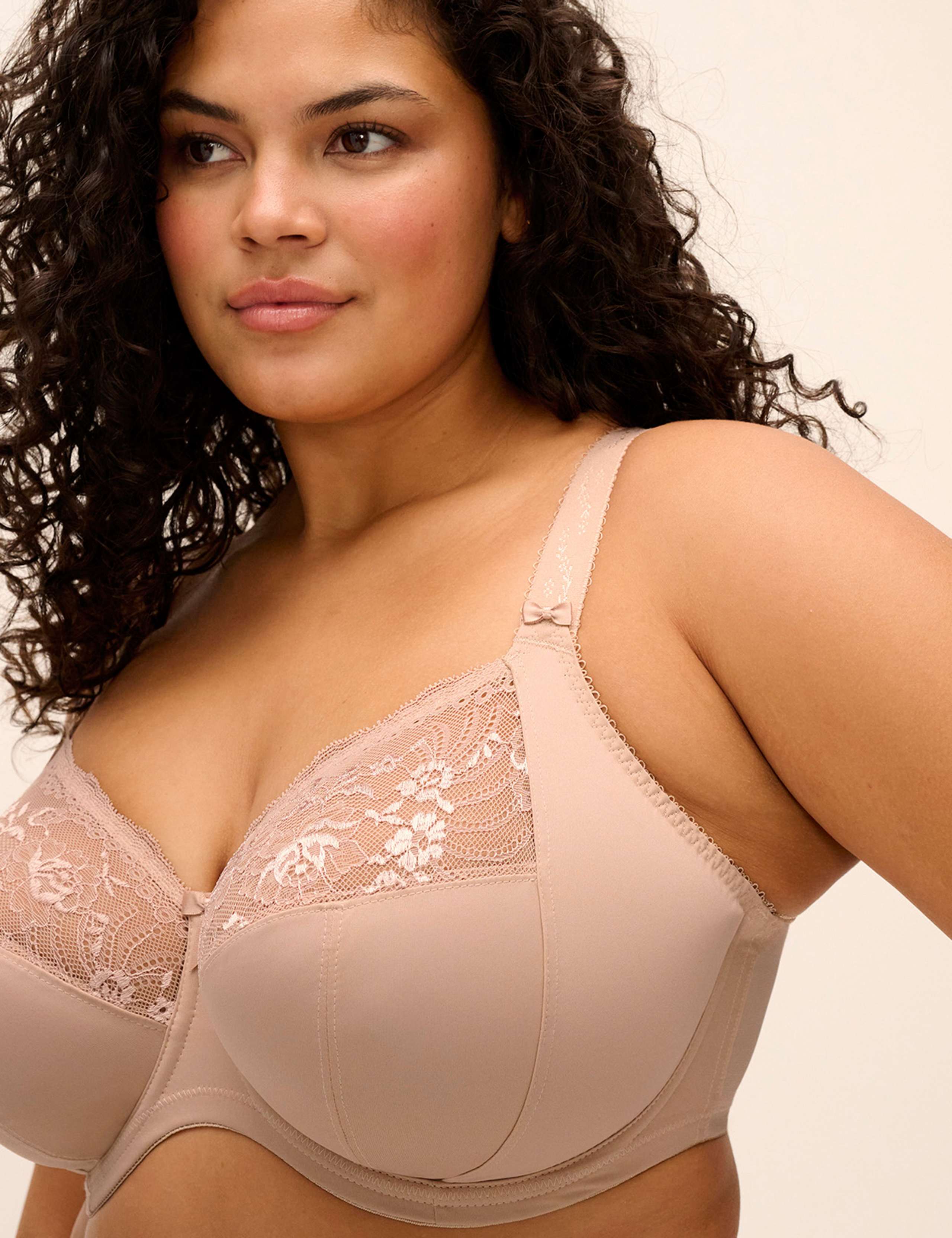 Morgan Lace Wired Side Support Bra DD-K 3 of 4