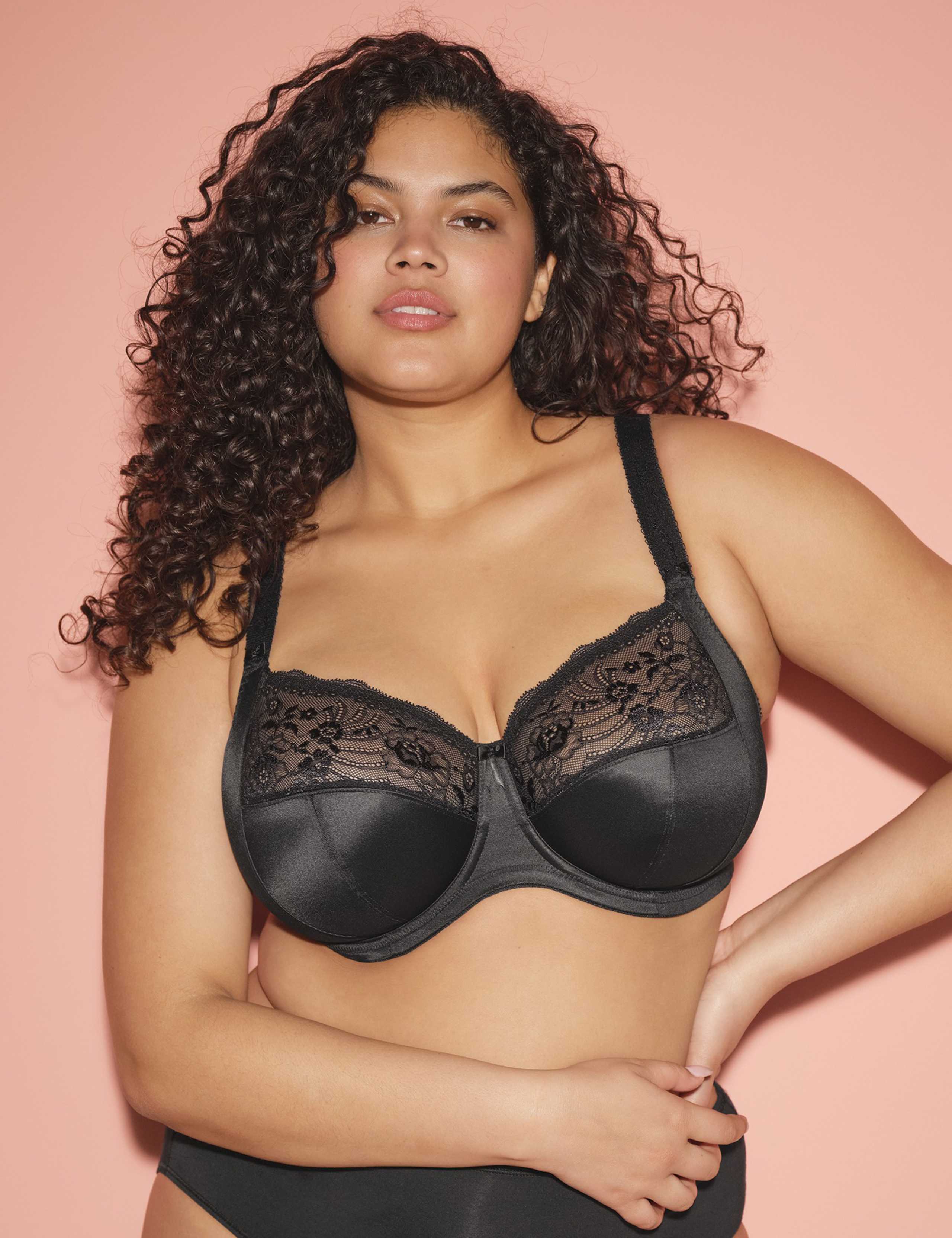 Morgan Lace Wired Side Support Bra DD-K 5 of 5
