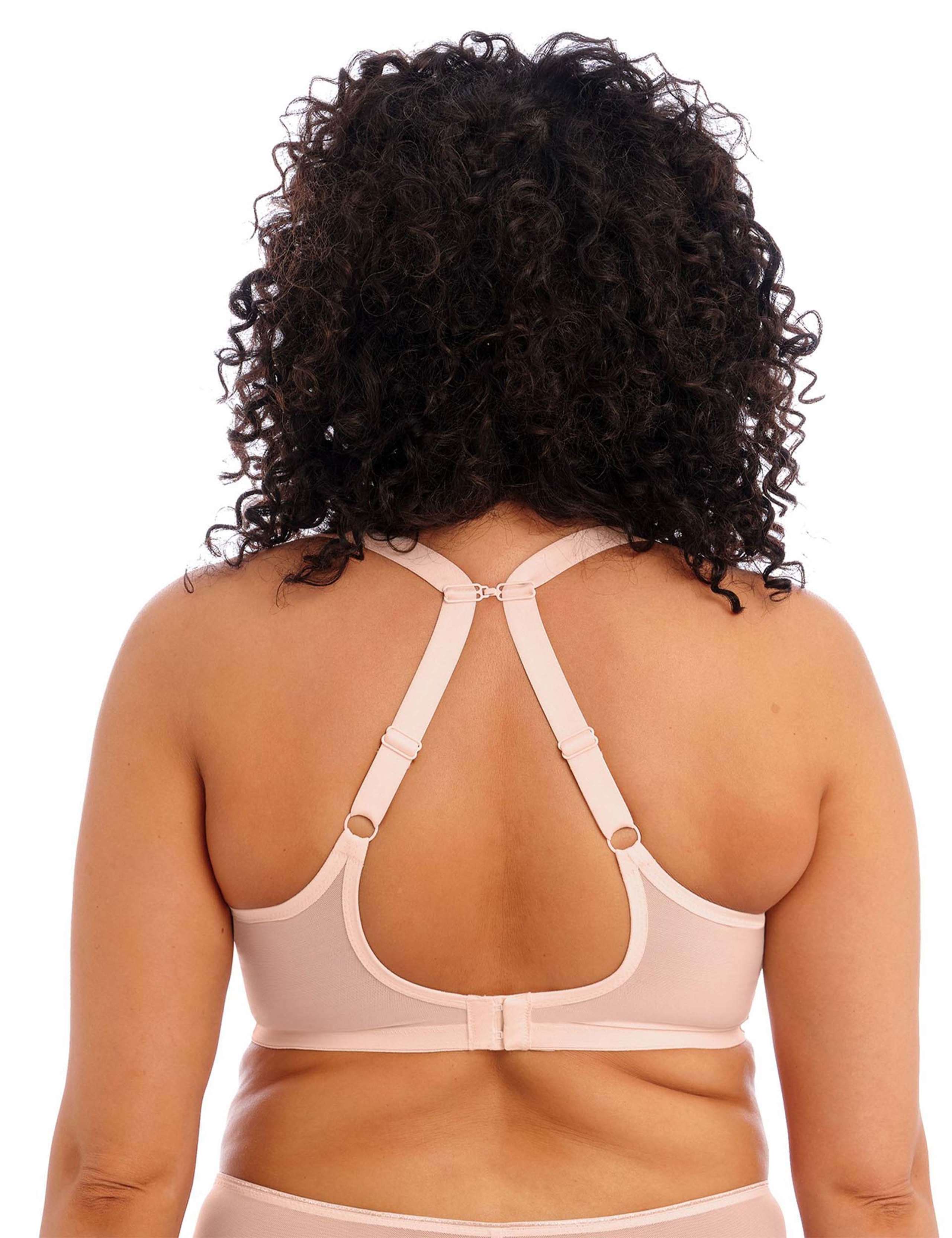 Matilda Mesh Embroidery Wired Plunge Bra DD-K 5 of 6