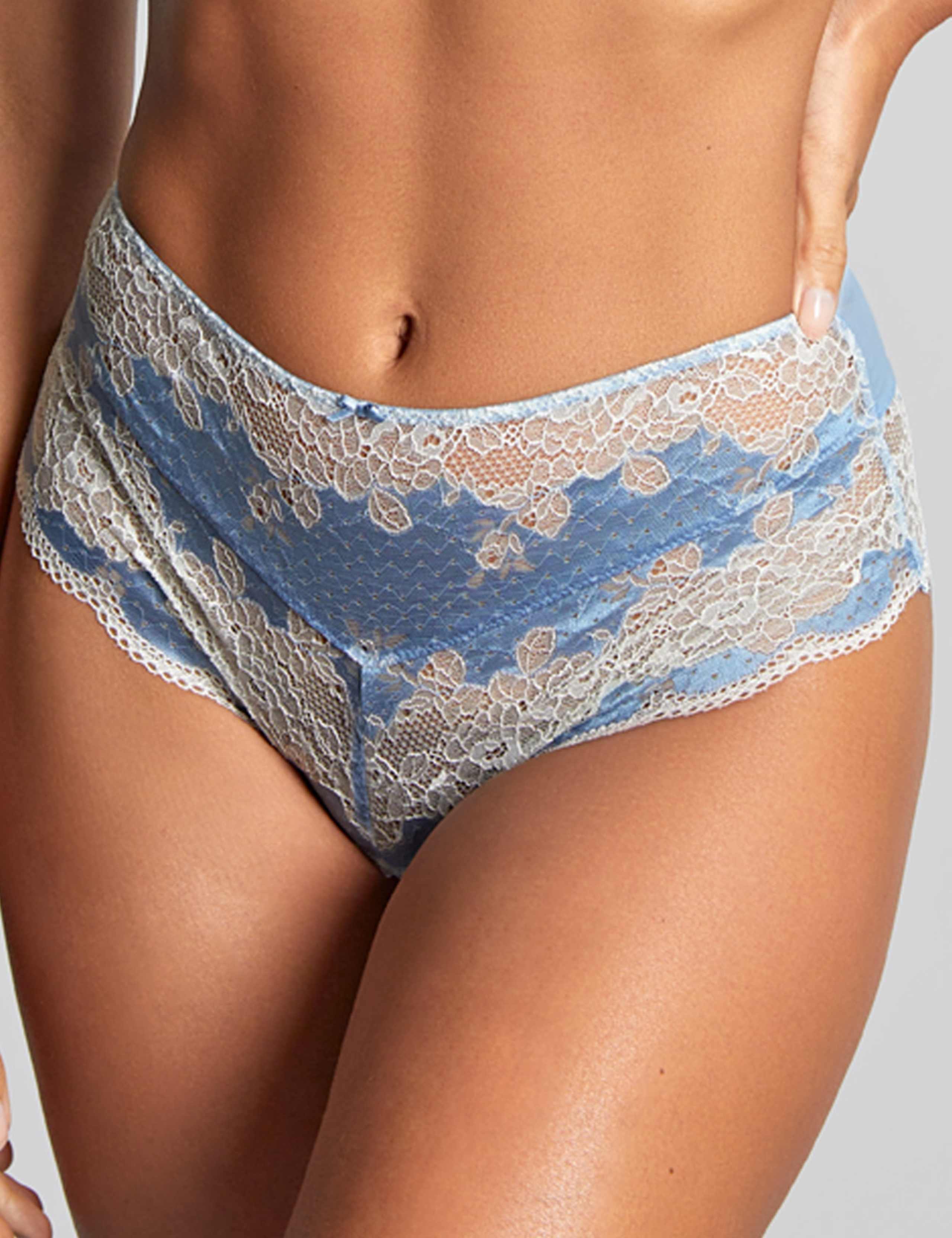 Clara Lace High Waisted Knickers 1 of 6