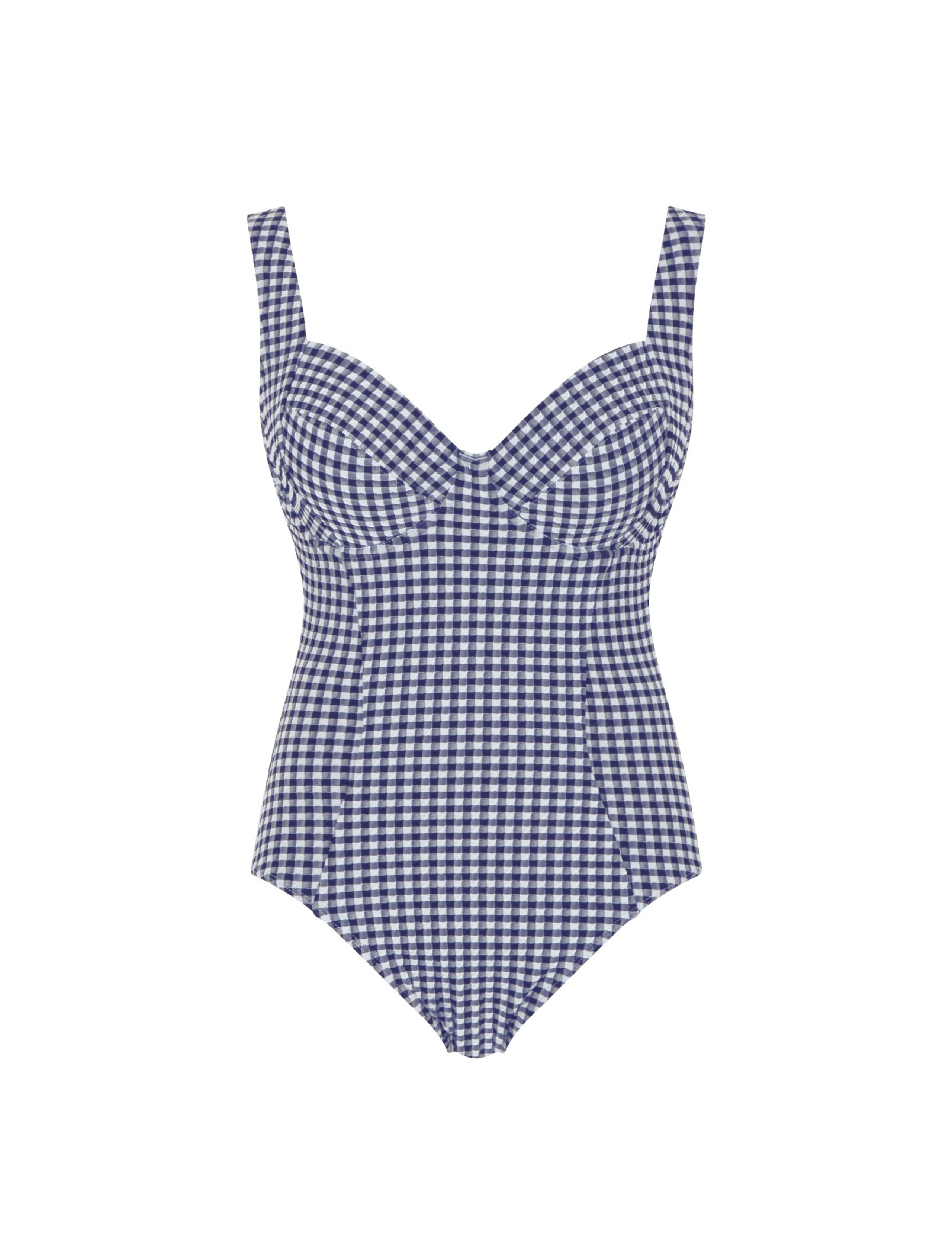 Paloma Gingham Textured Wired Swimsuit 2 of 2