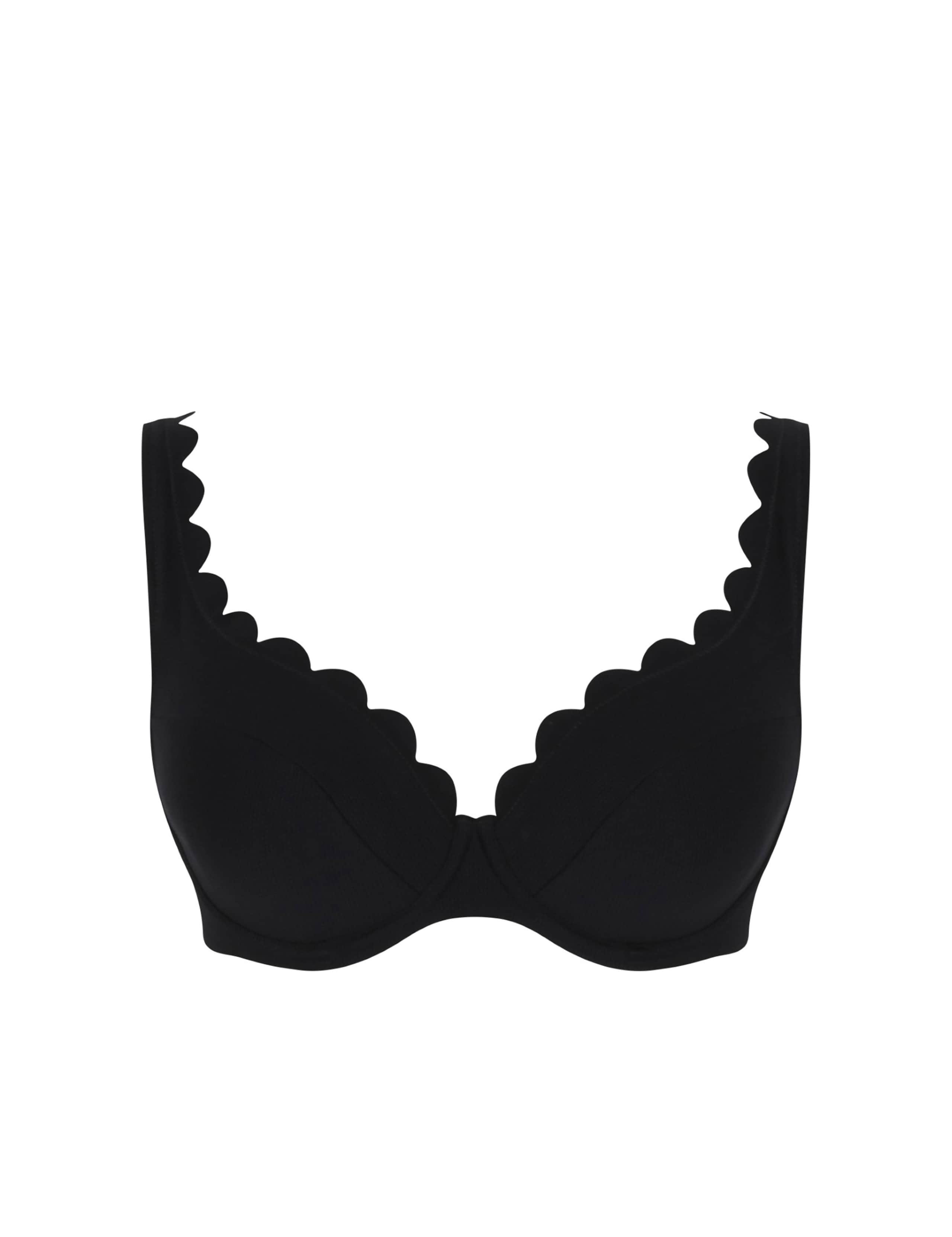 Spirit Lauren Wired Scallop Plunge Bikini Top 2 of 7