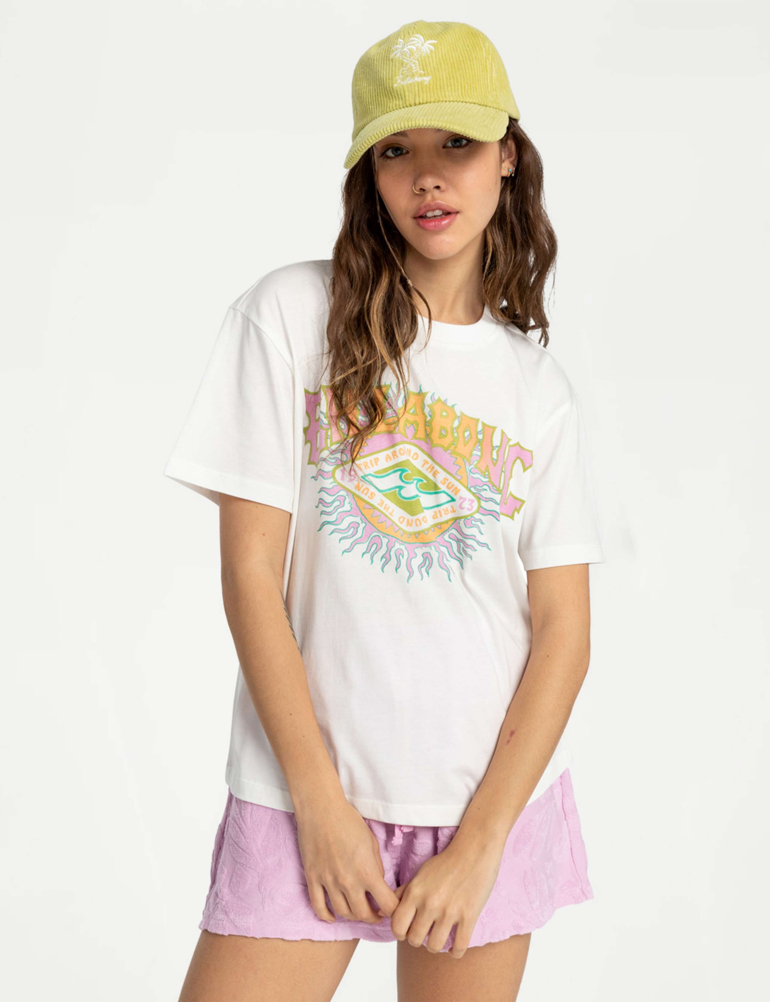 Around The Sun Pure Cotton Slogan T-Shirt 1 of 5