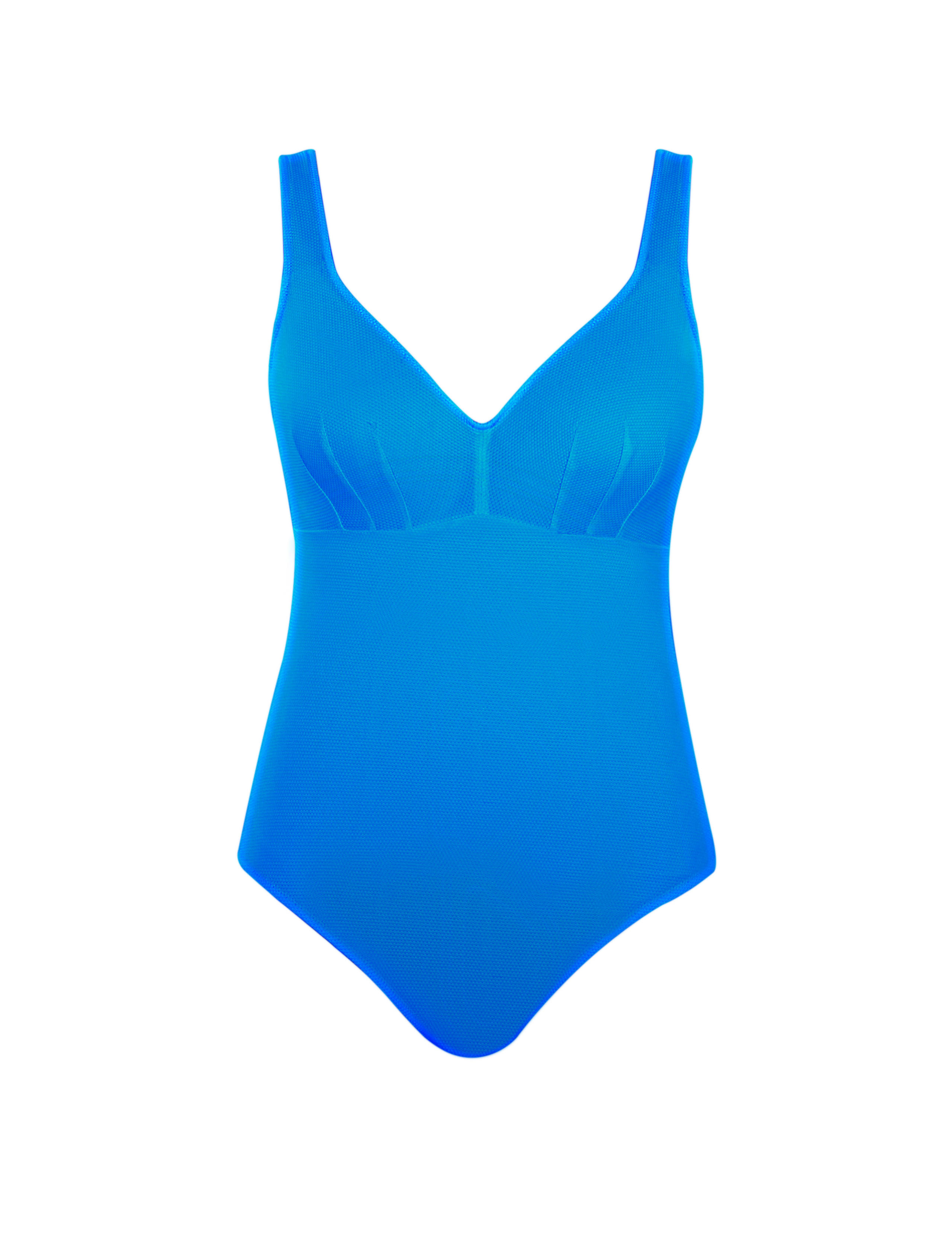 Aurora Lara Textured Wired V-Neck Swimsuit D-J 2 of 3