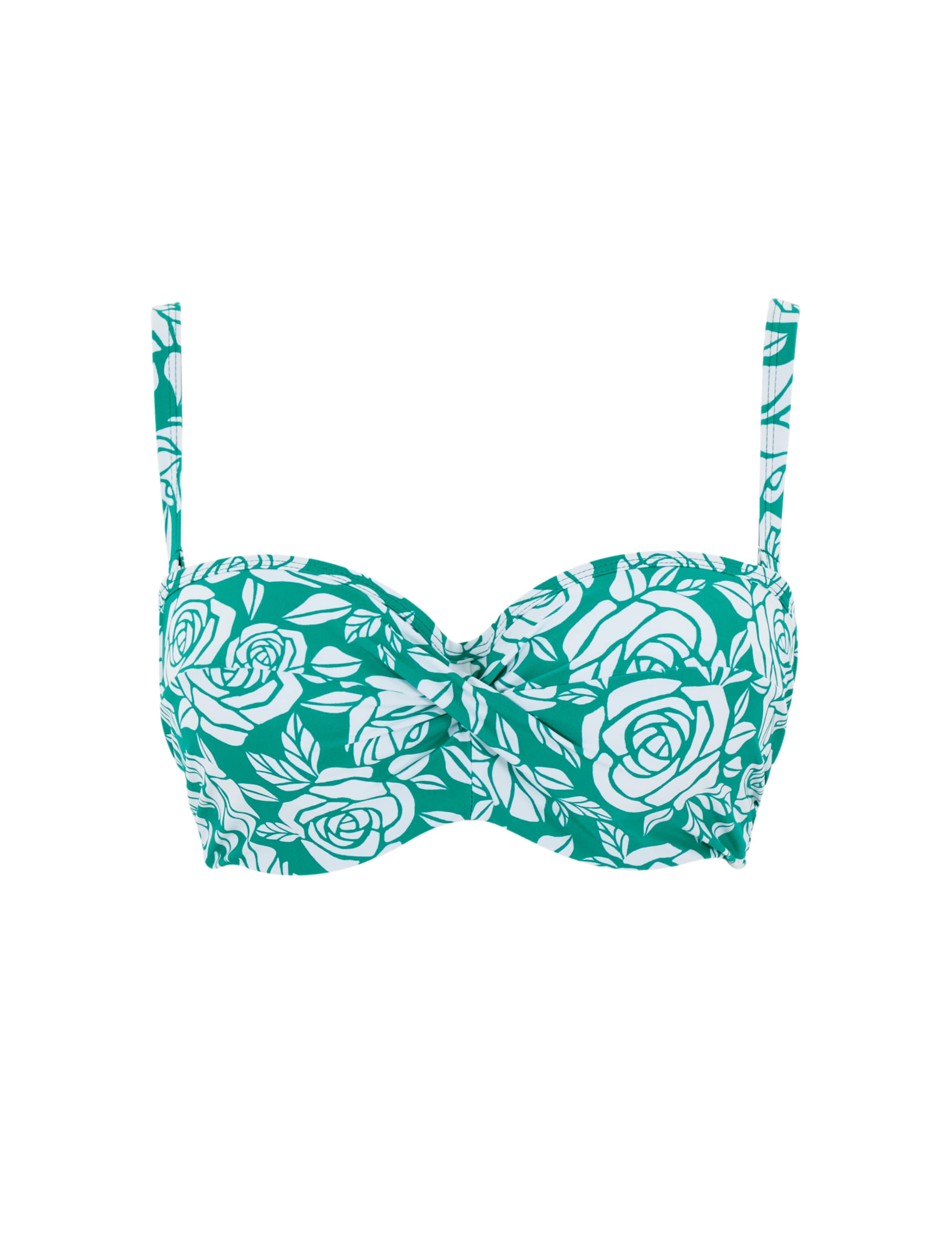 English Rose Ella Wired Bandeau Bikini Top D-J 2 of 5