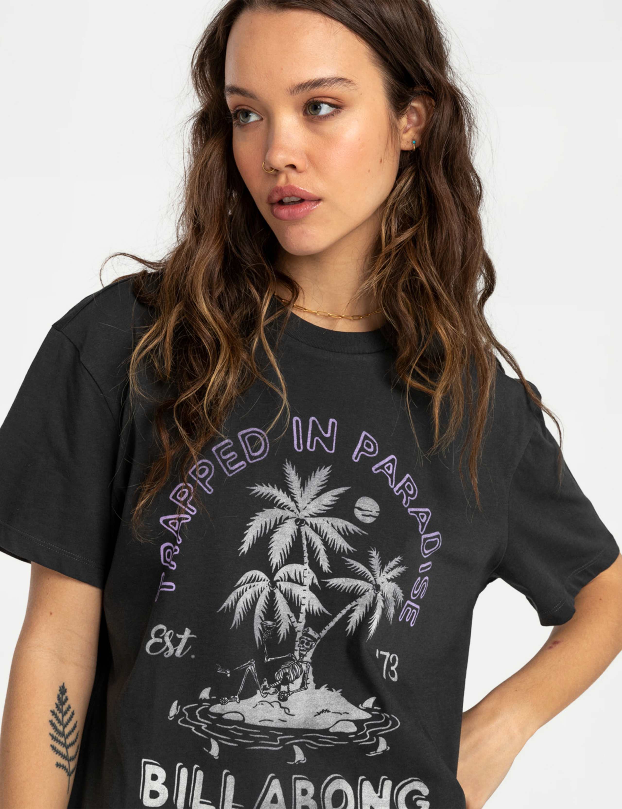 Trapped In Paradise Pure Cotton T-Shirt 5 of 5