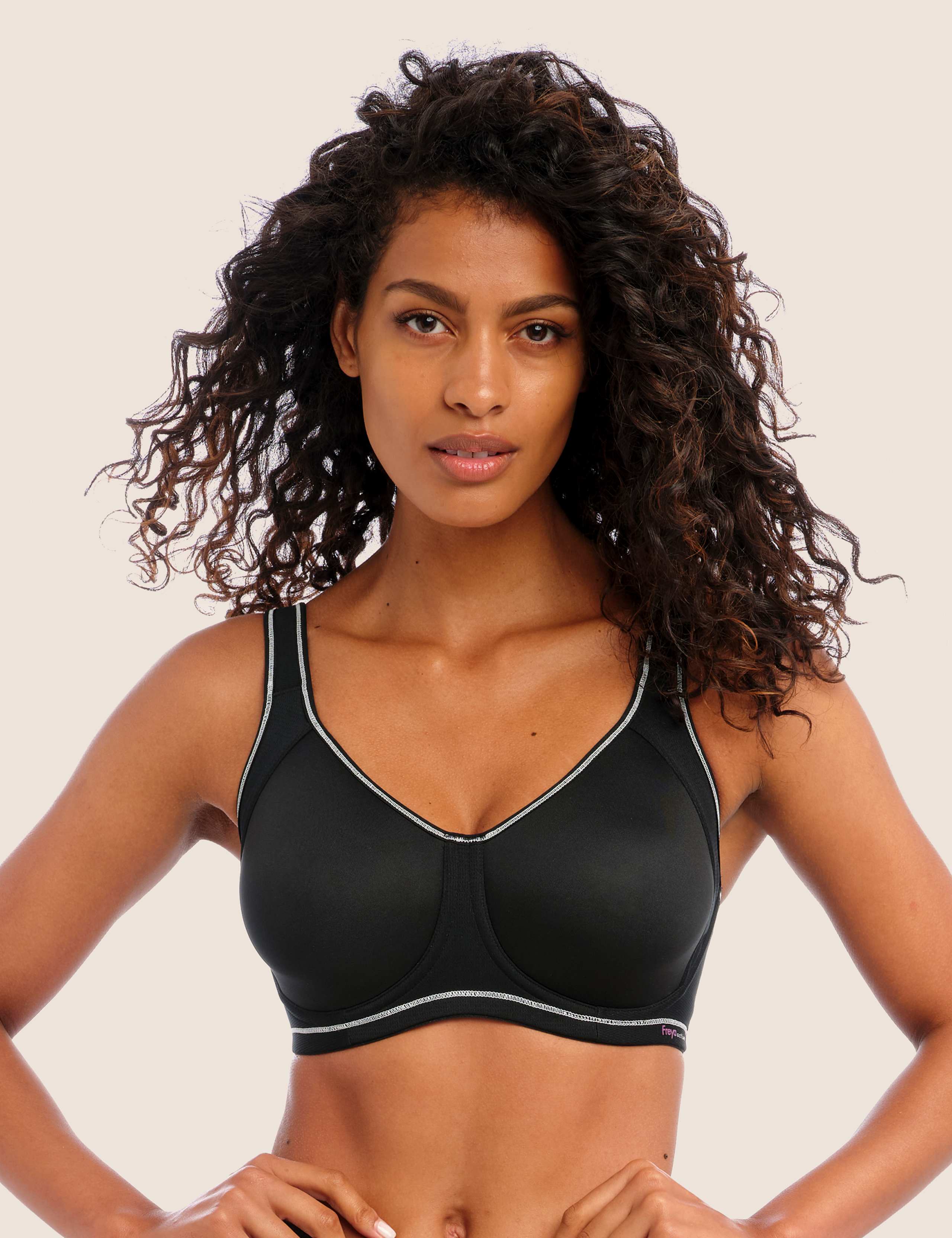 Sonic Medium Impact Wired Padded Sports Bra B-H 1 of 4