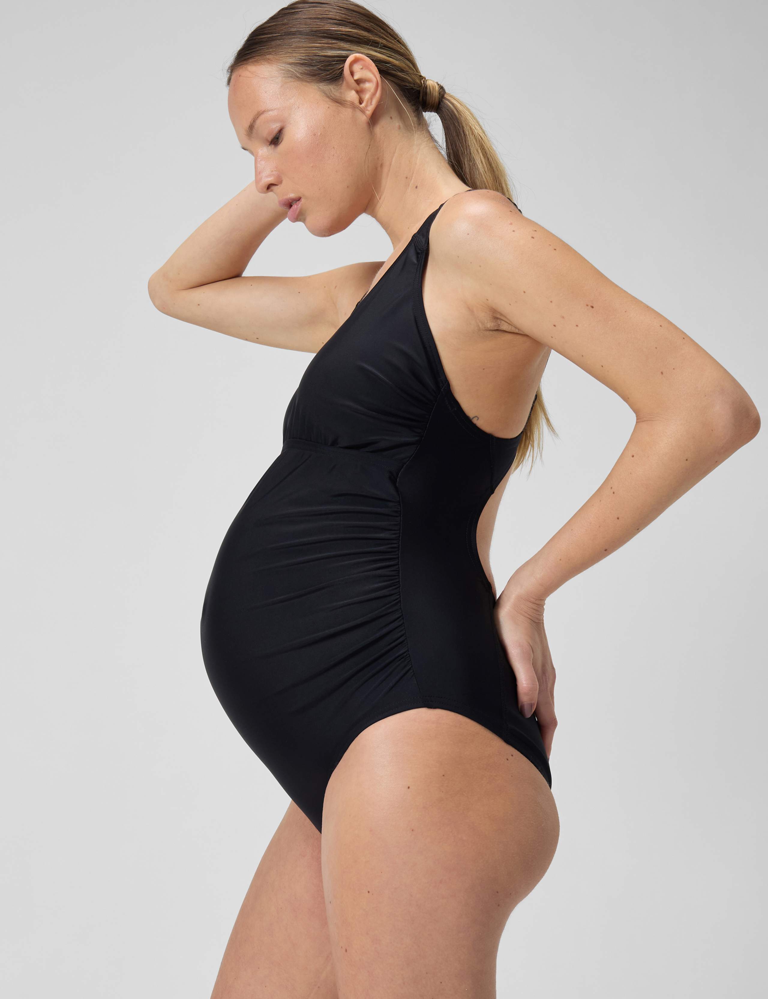 Maternity Fitness Ruched Swimsuit 3 of 6