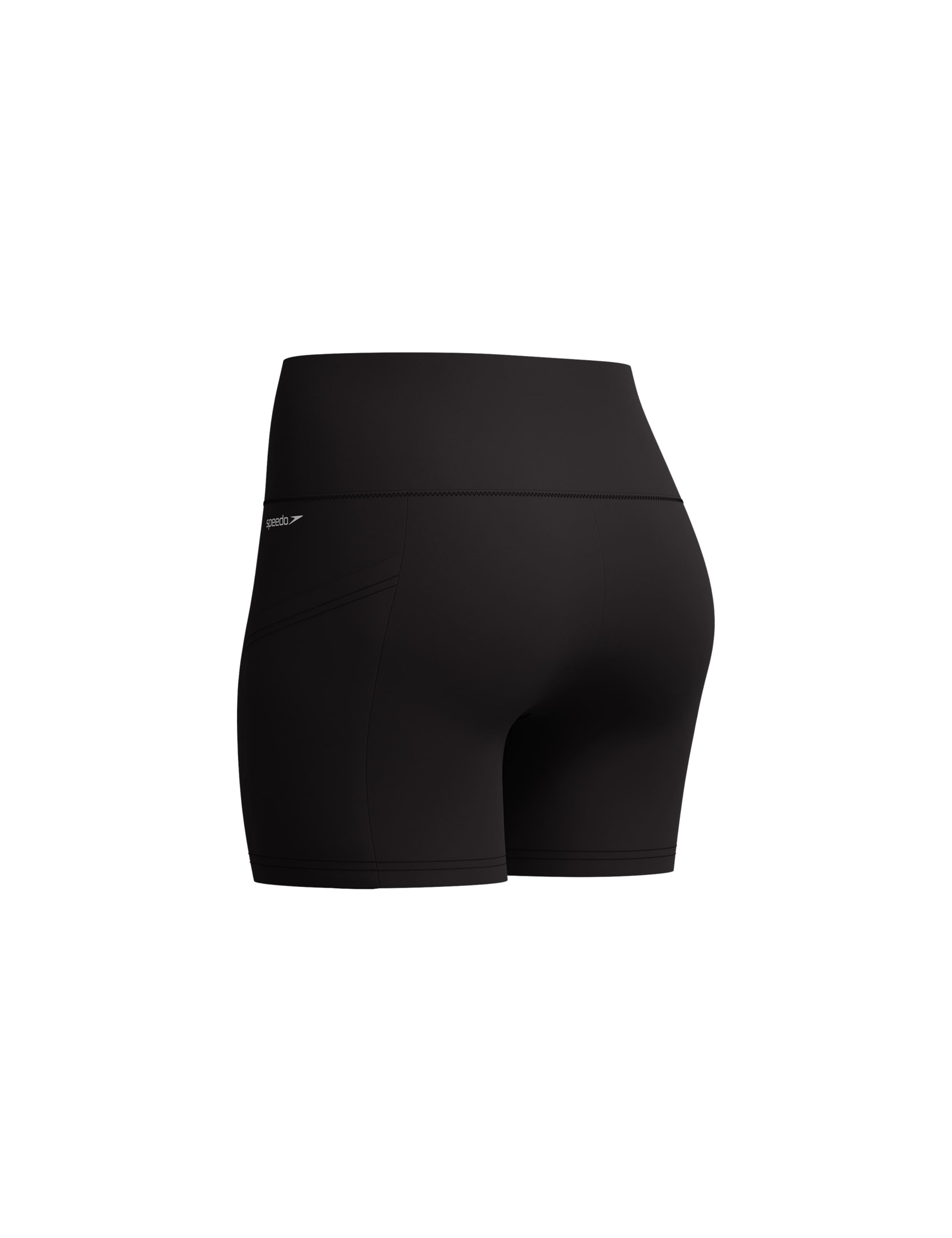 Solid High Waisted Swim Shorts 12 of 13