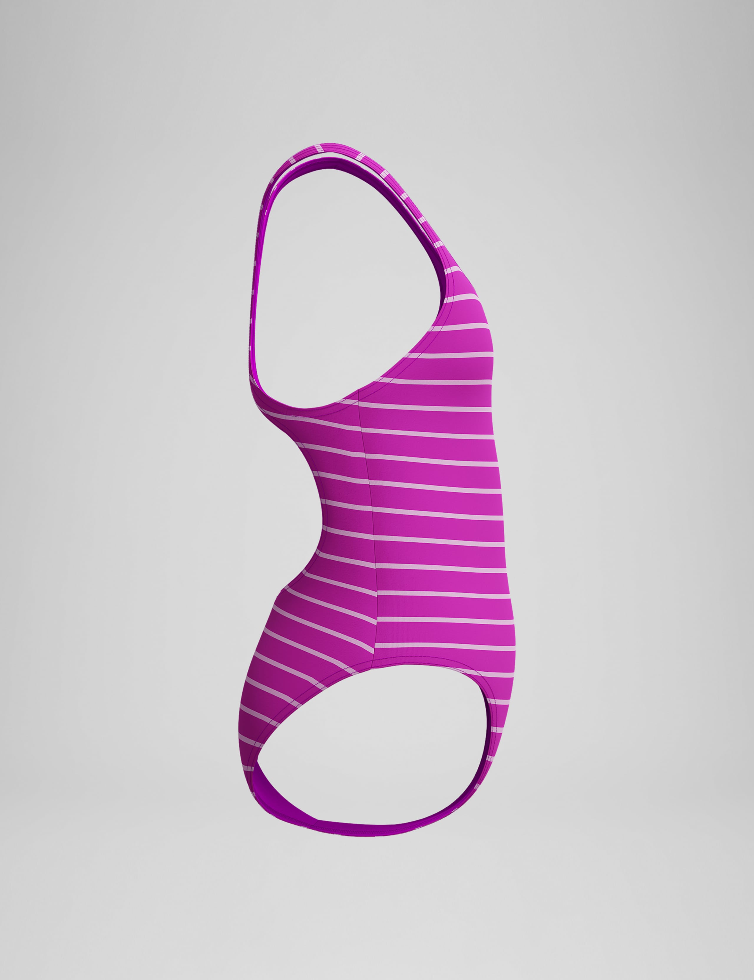 Printed Medalist Striped Swimsuit (5-16 Yrs) 2 of 5