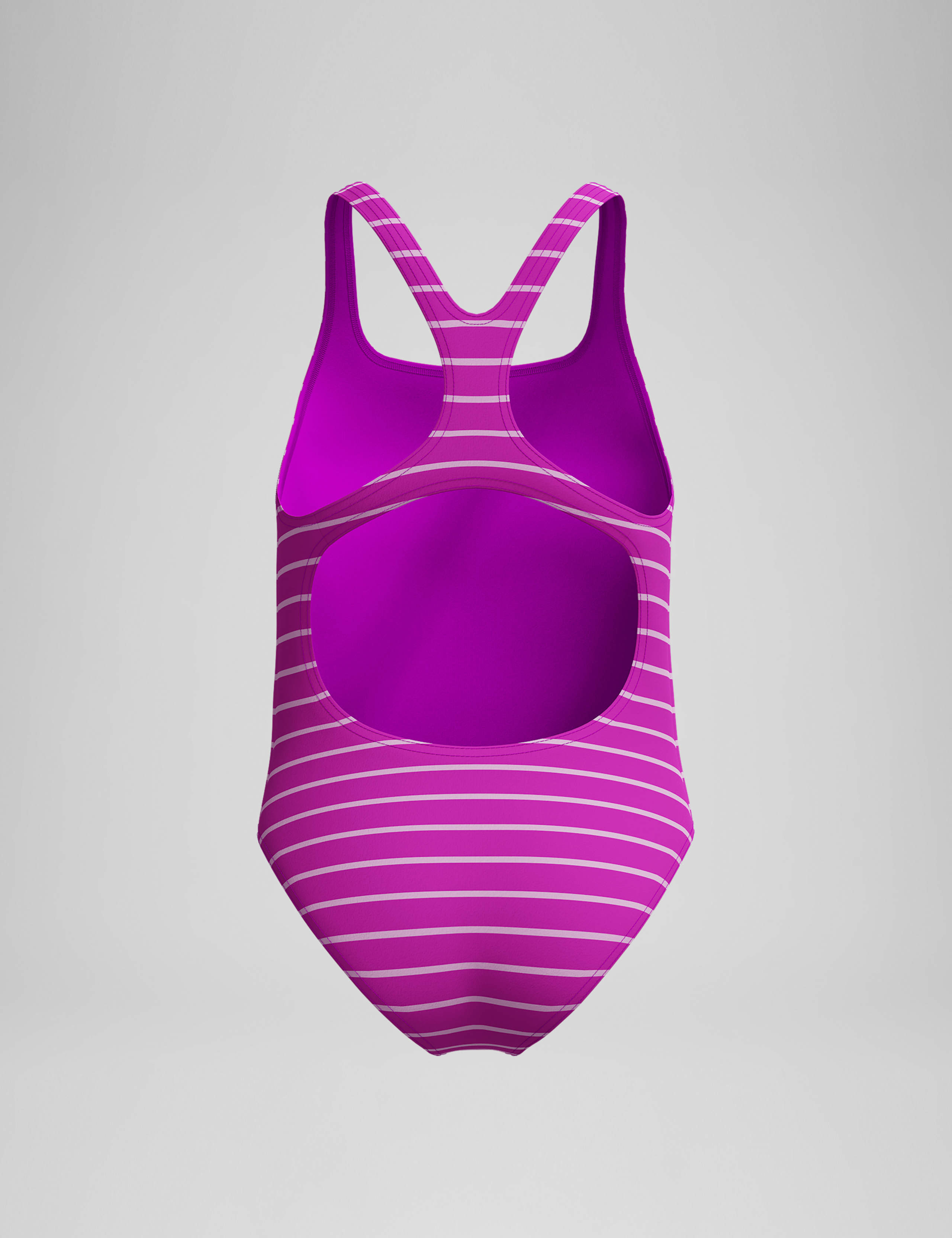 Printed Medalist Striped Swimsuit (5-16 Yrs) 4 of 5