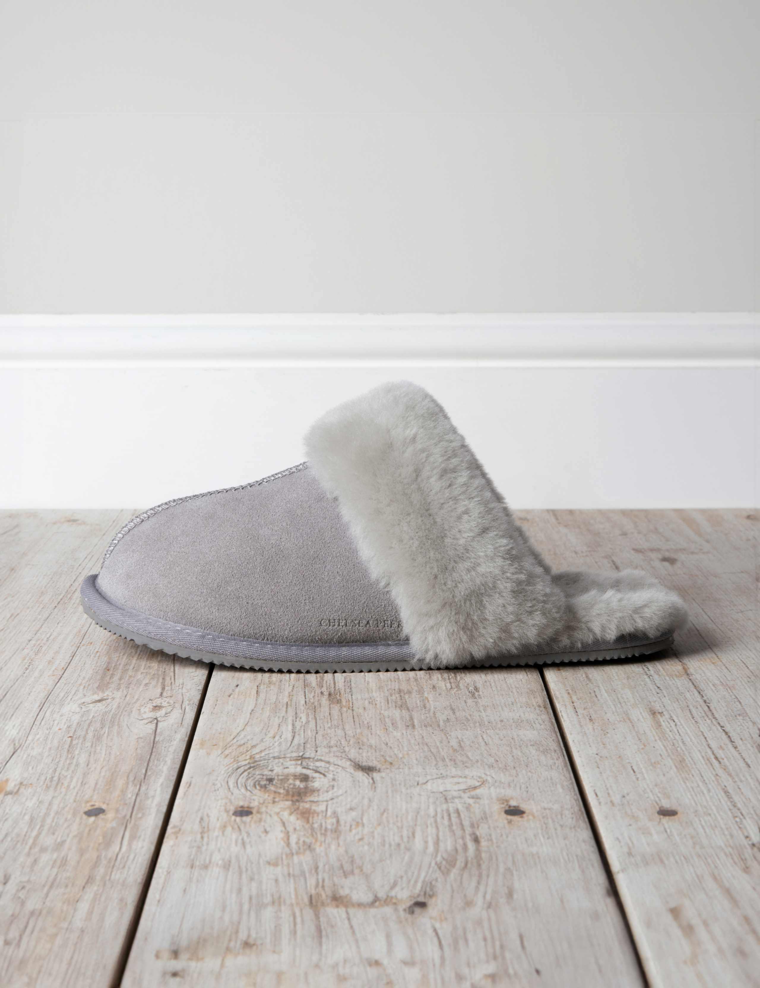 Suede Sheepskin Dome Mule Slippers 1 of 4