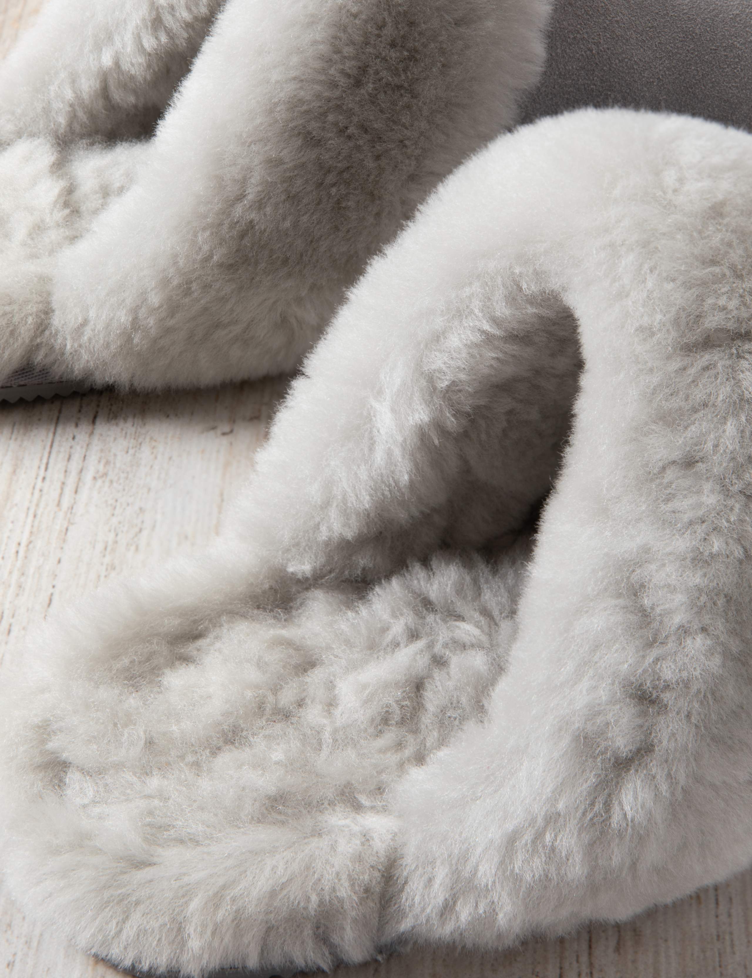 Suede Sheepskin Dome Mule Slippers 4 of 4