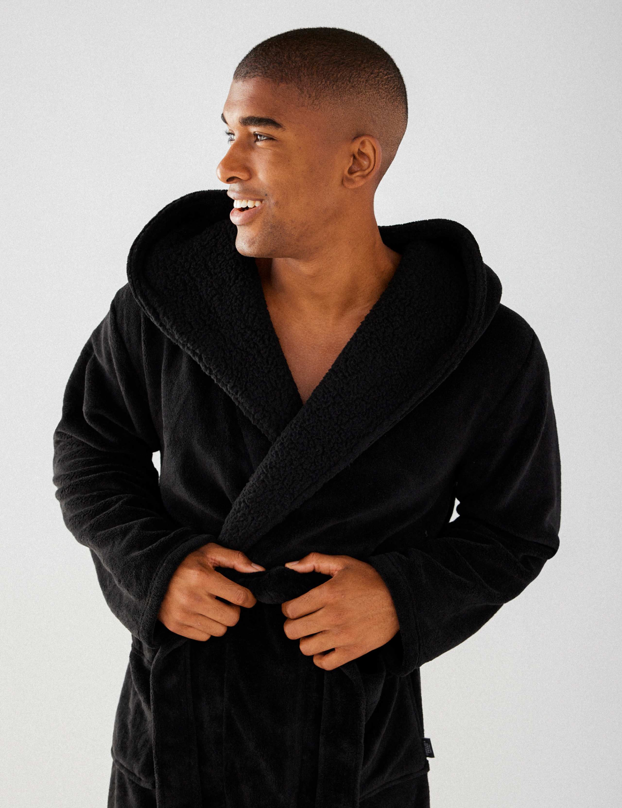 Cosy Hooded Dressing Gown 4 of 5