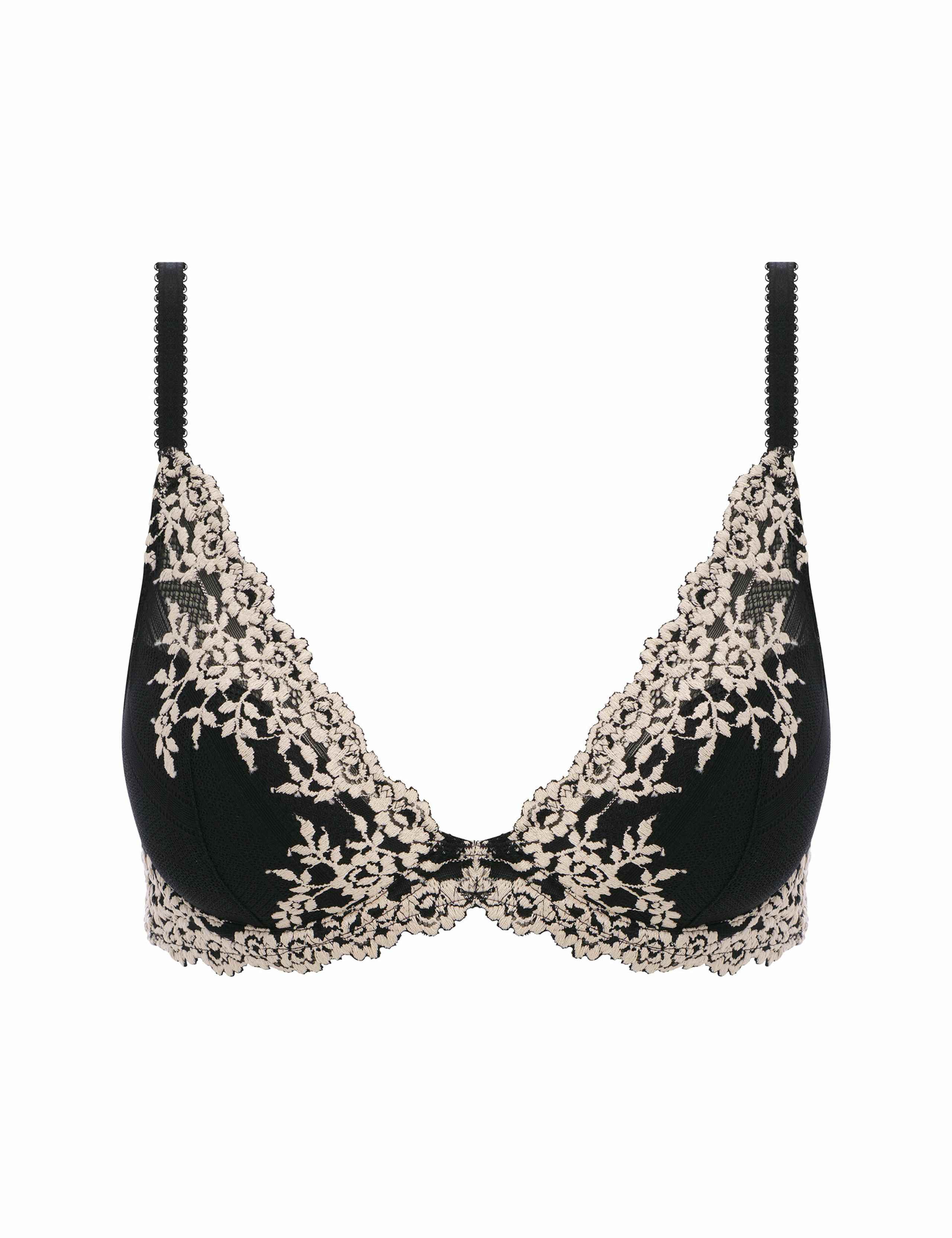 Embrace Floral Lace Wired Plunge Bra B-E 2 of 5
