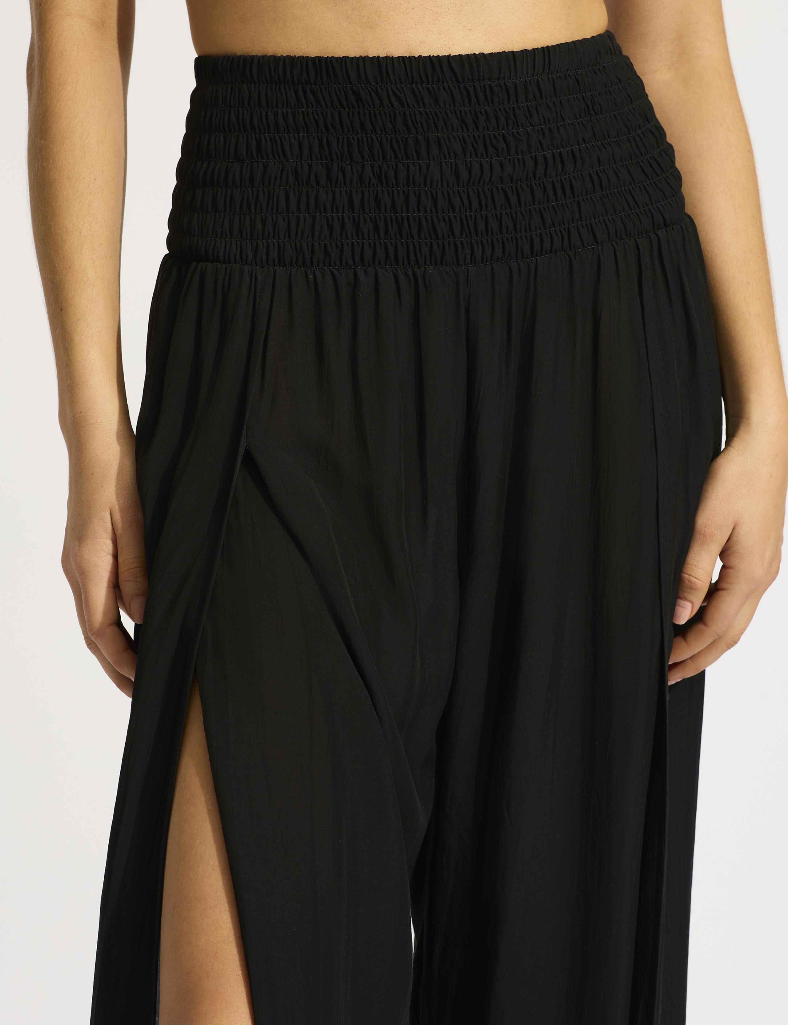 Shirred Wrap Beach Trousers 4 of 4