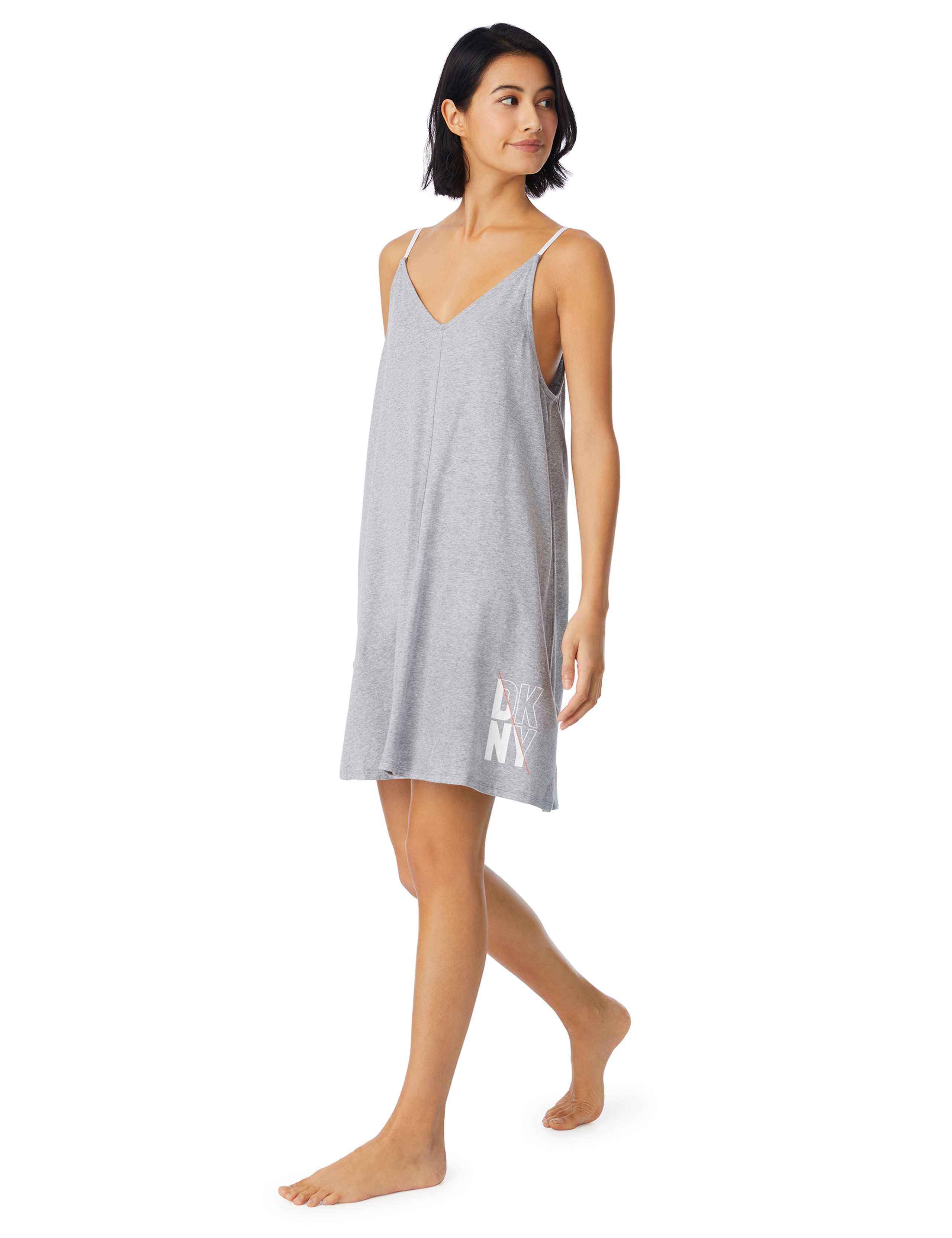Jersey Strappy Logo Short Chemise 3 of 5