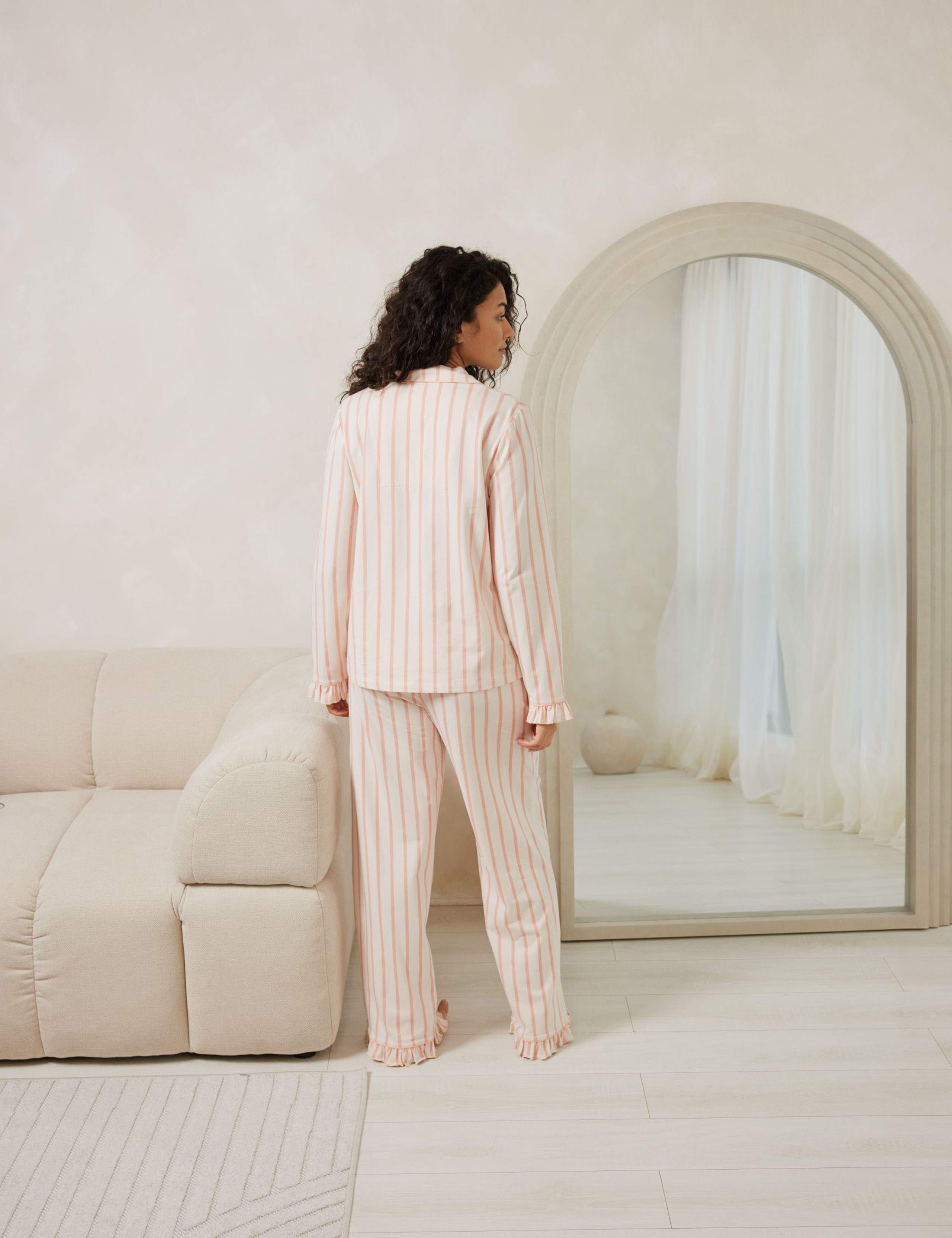 Jersey Striped Pyjama Set 2 of 6