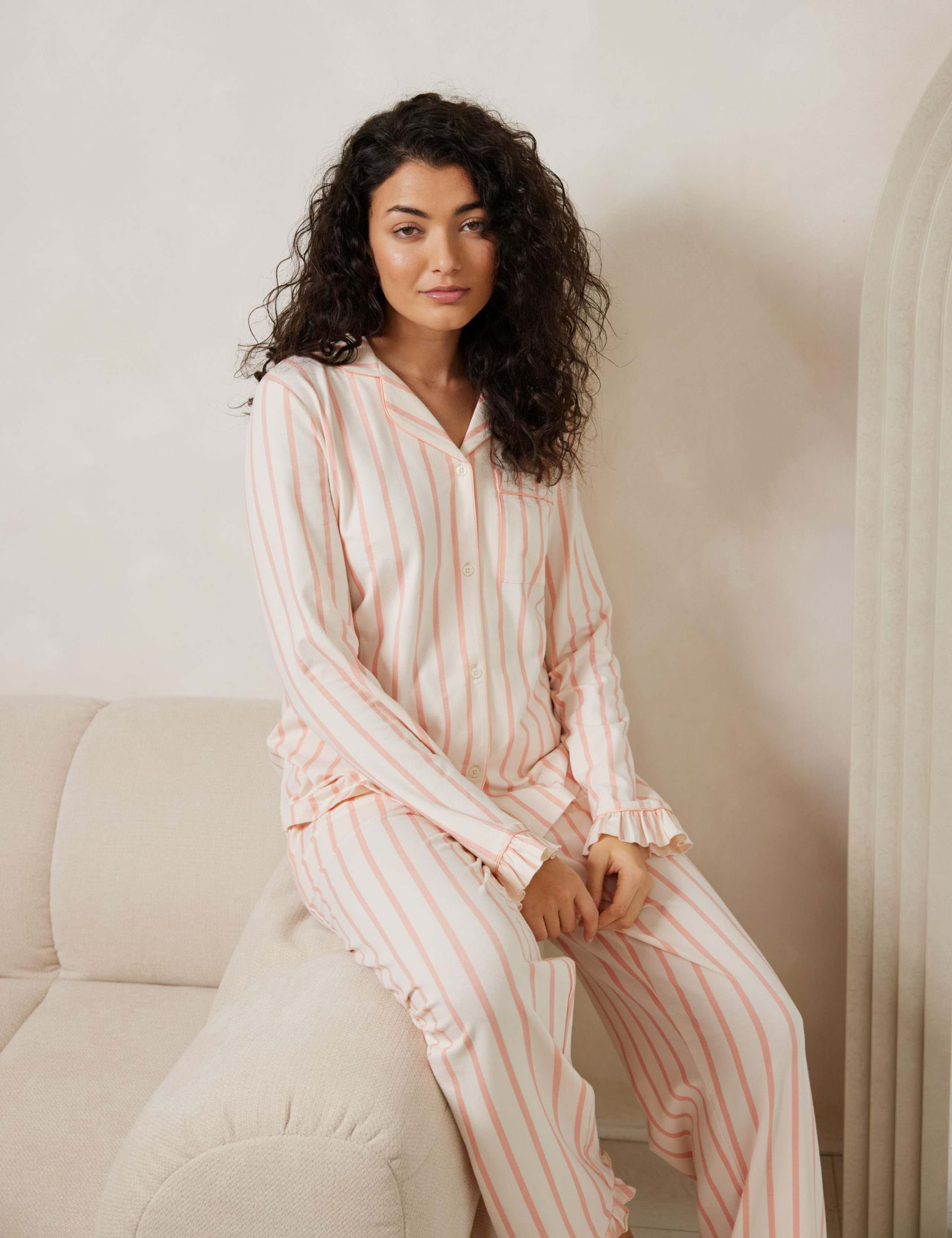 Jersey Striped Pyjama Set 3 of 6
