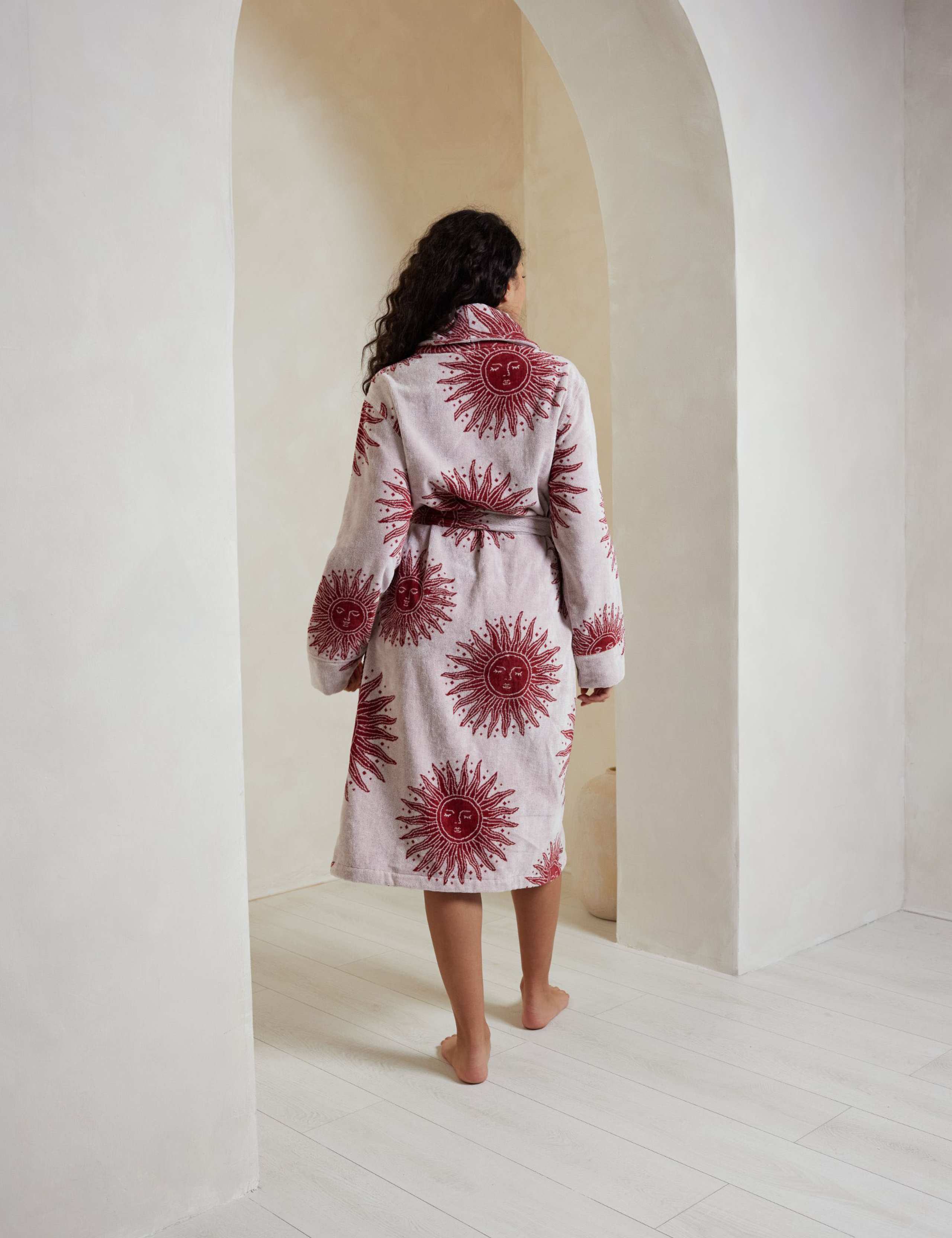 Pure Cotton Sun Print Dressing Gowns 2 of 4
