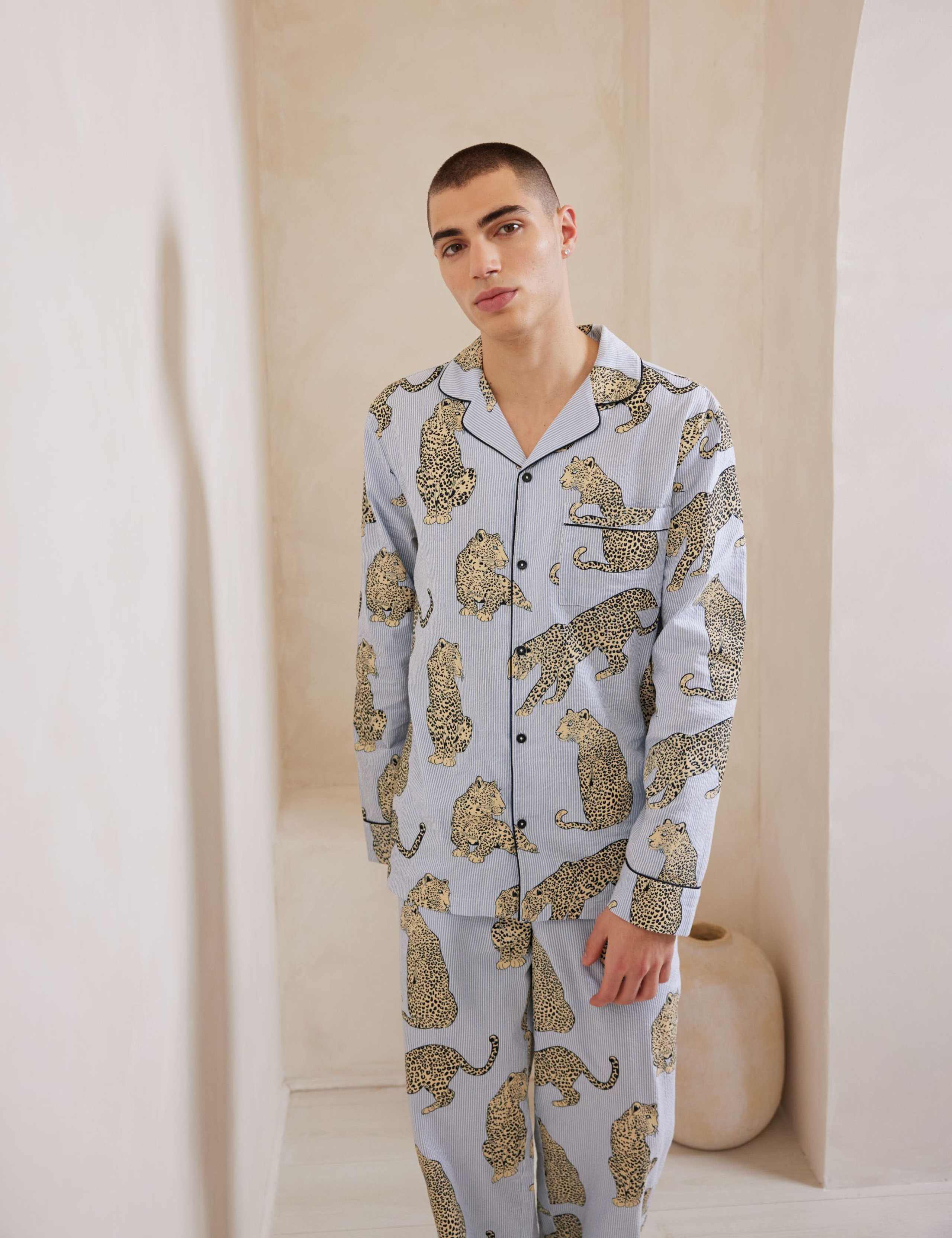 Pure Cotton Printed Pyjama Set 3 of 6
