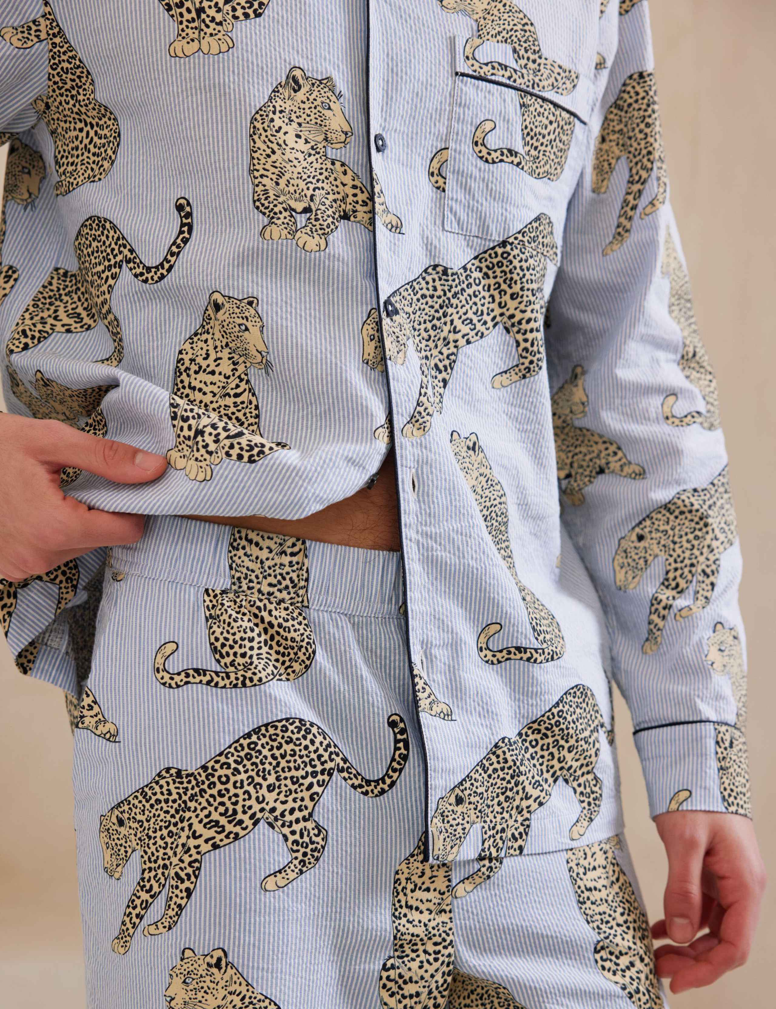 Pure Cotton Printed Pyjama Set 5 of 6