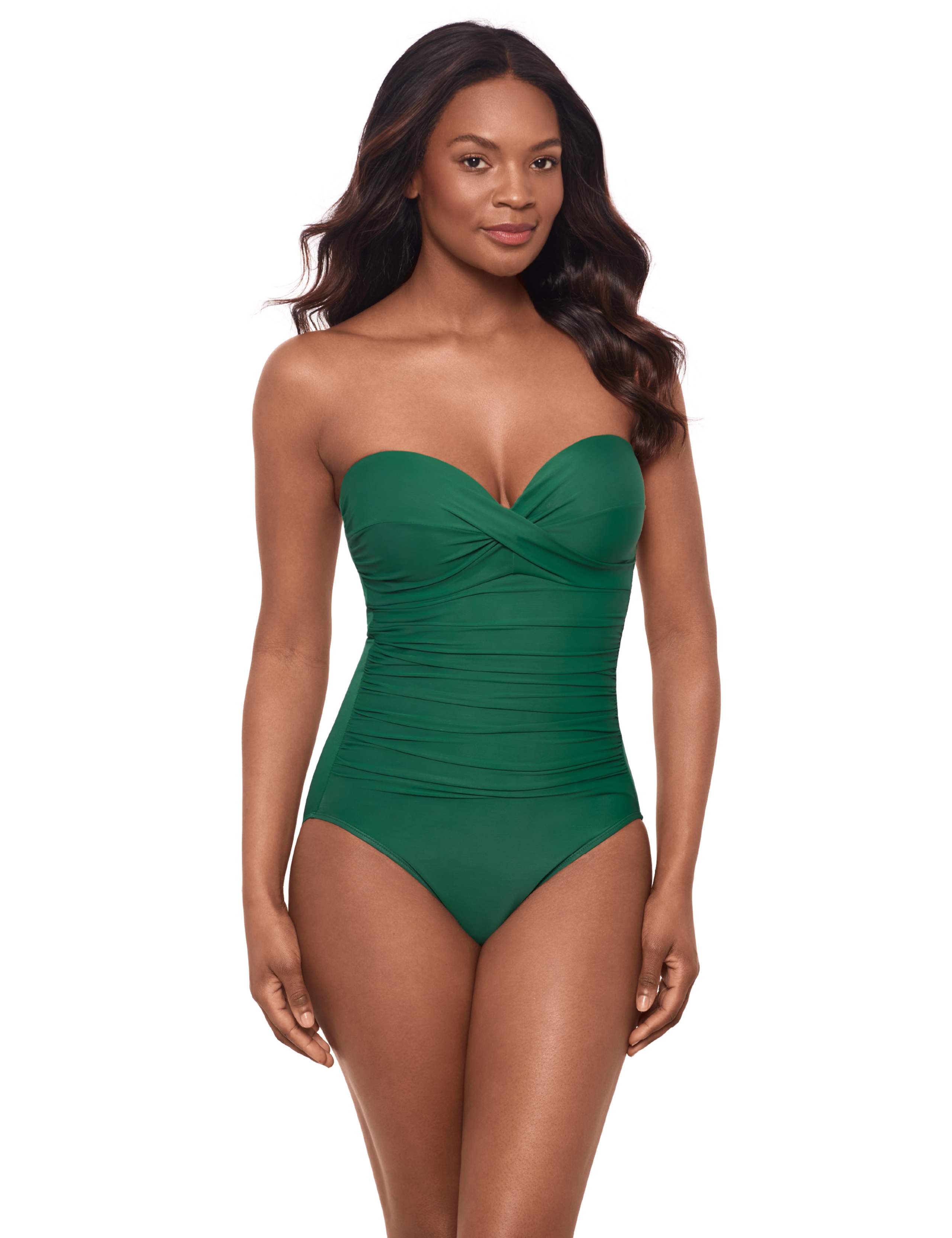 Madrid Wired Padded Ruched Bandeau Swimsuit 5 of 5